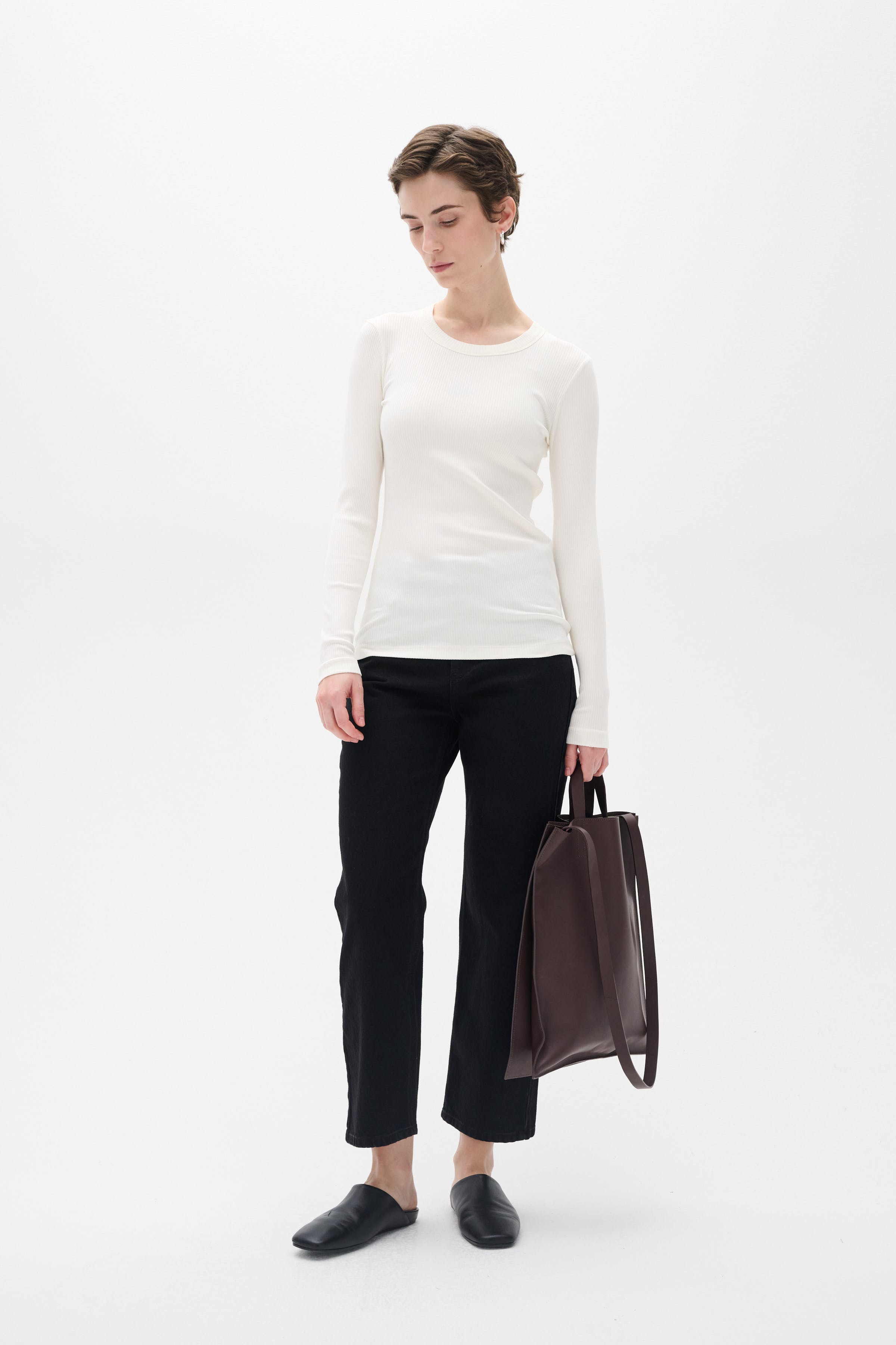 DagnaIW Langærmet T-shirt LOOKBOOK FRONT 30106649-110701