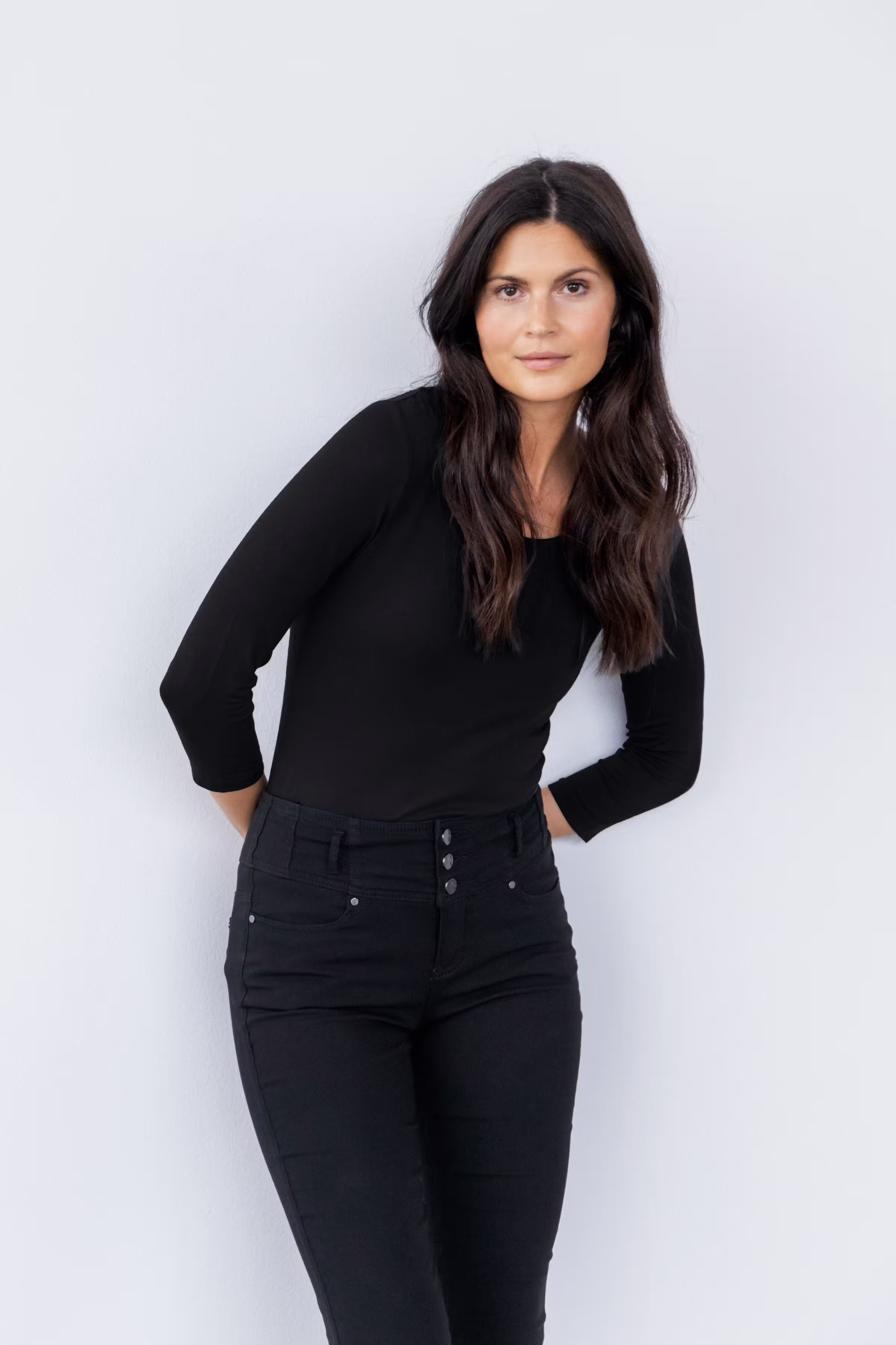 KIKSENFR 3/4 LANGARM-SHIRT LOCATION NONE 600707-60096