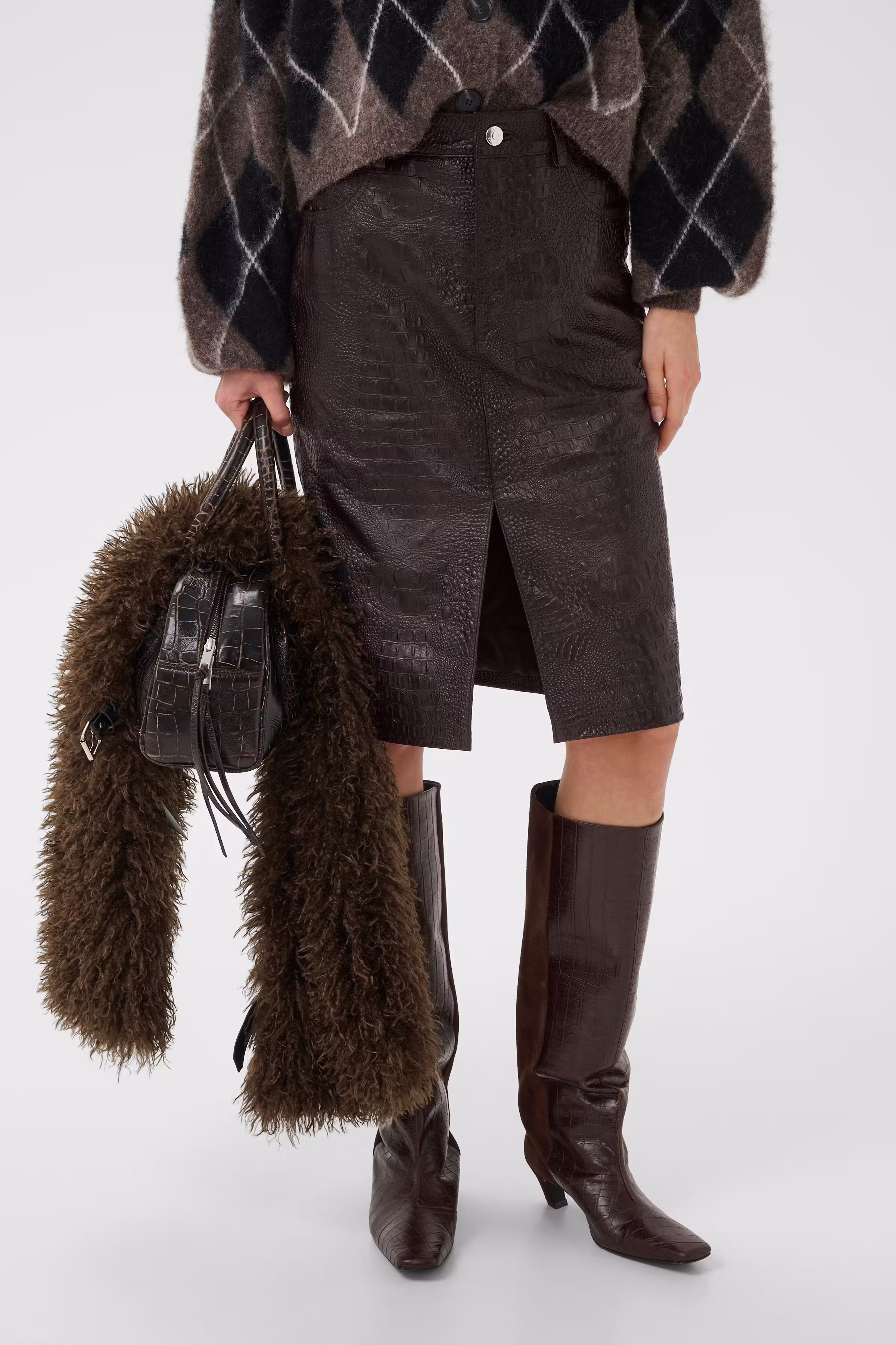 GZtori Leren rok LOOKBOOK FRONT 10911528-109602