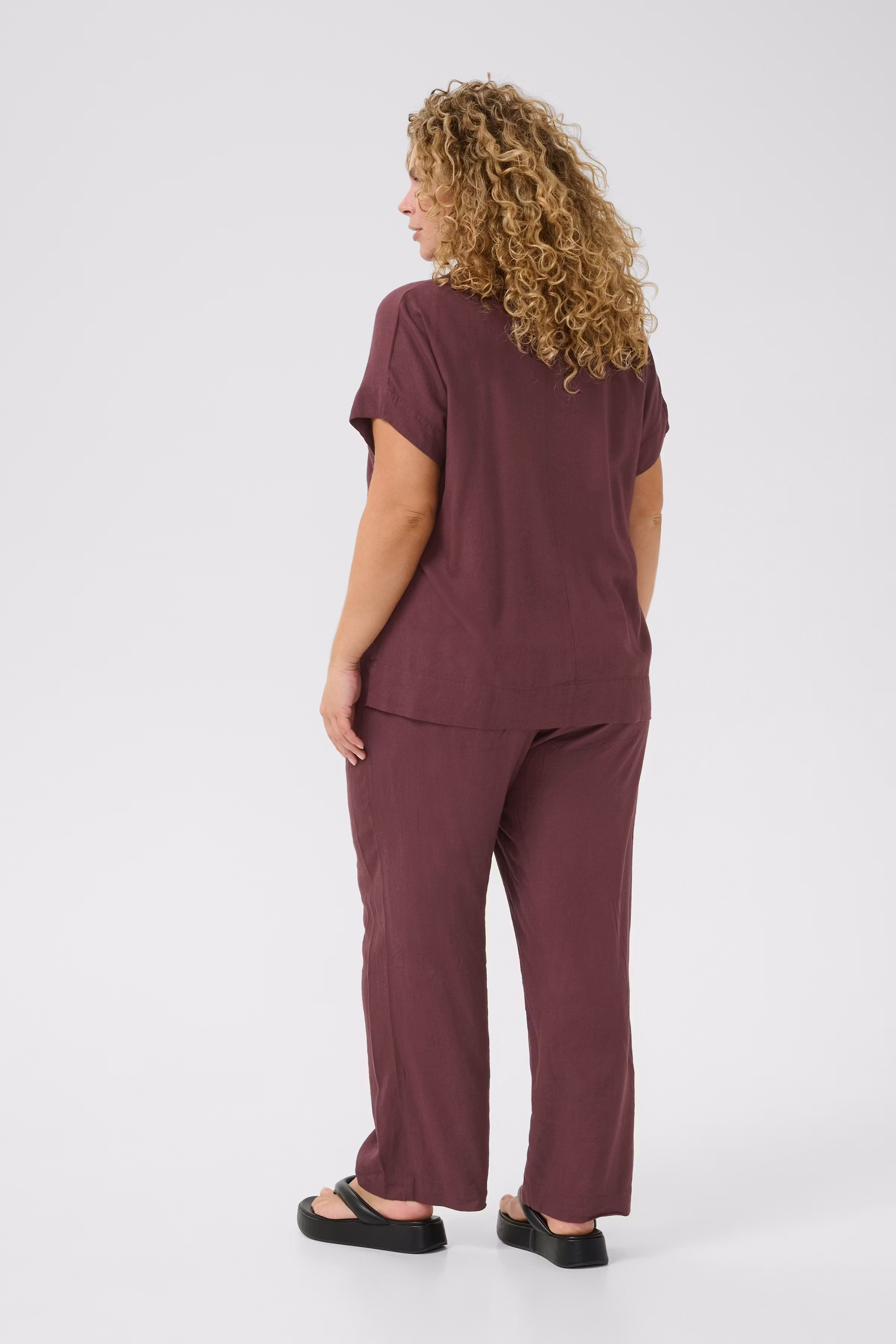 KCmille Leinen Bluse LOOKBOOK BACK 10583097-191619