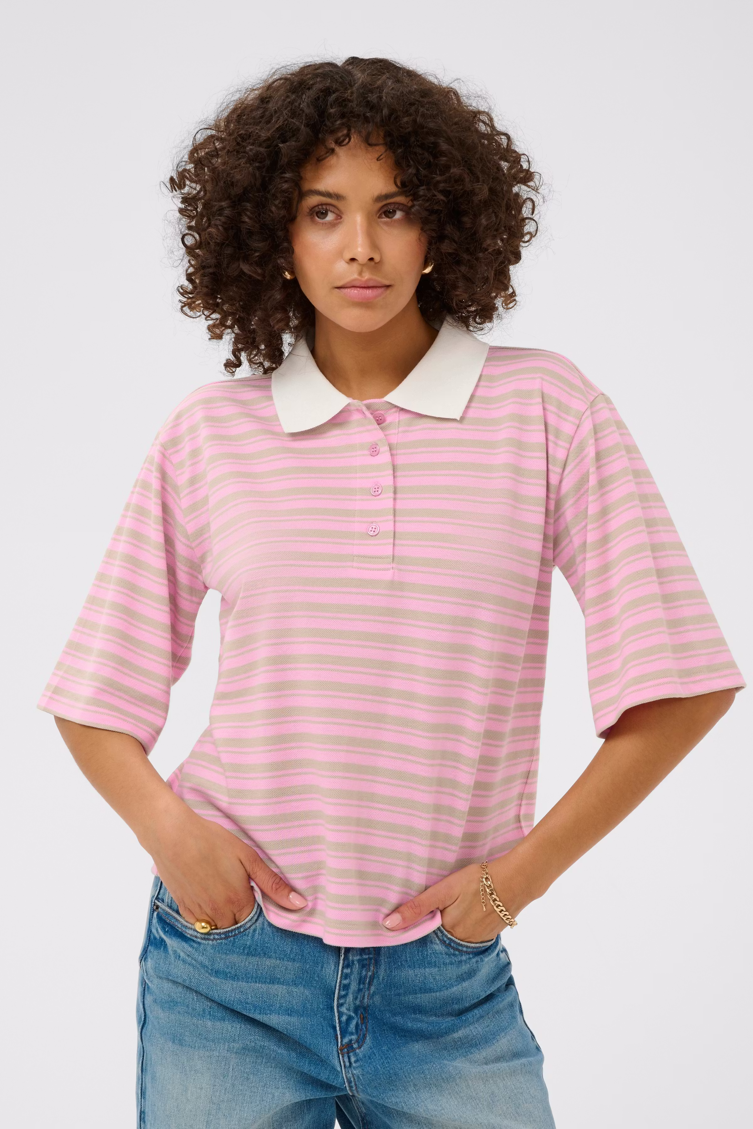 KAmiala Poloshirt LOOKBOOK FRONT 10511572-109293
