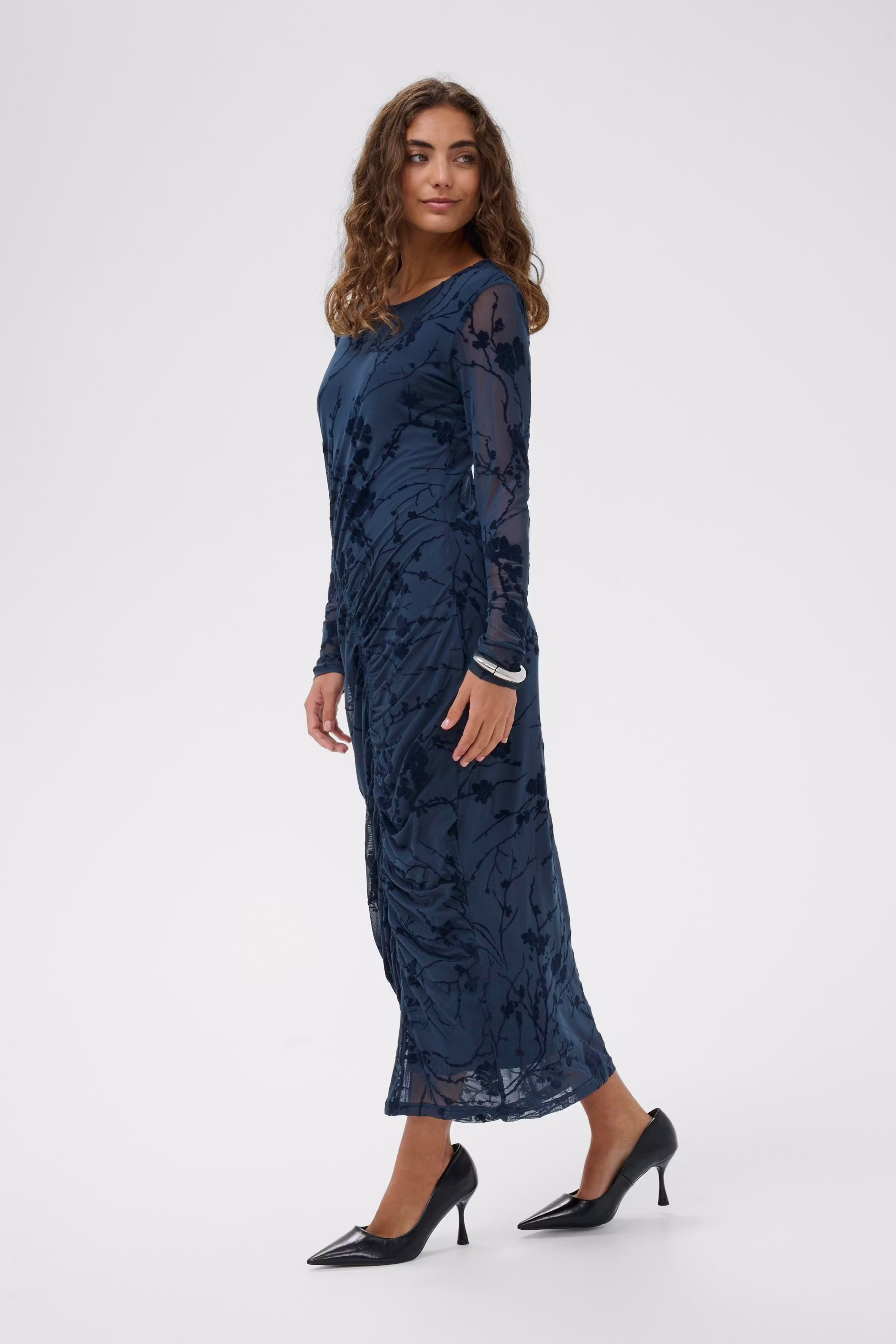 CUalifa Mesh dress LOOKBOOK FRONT 50111191-194011