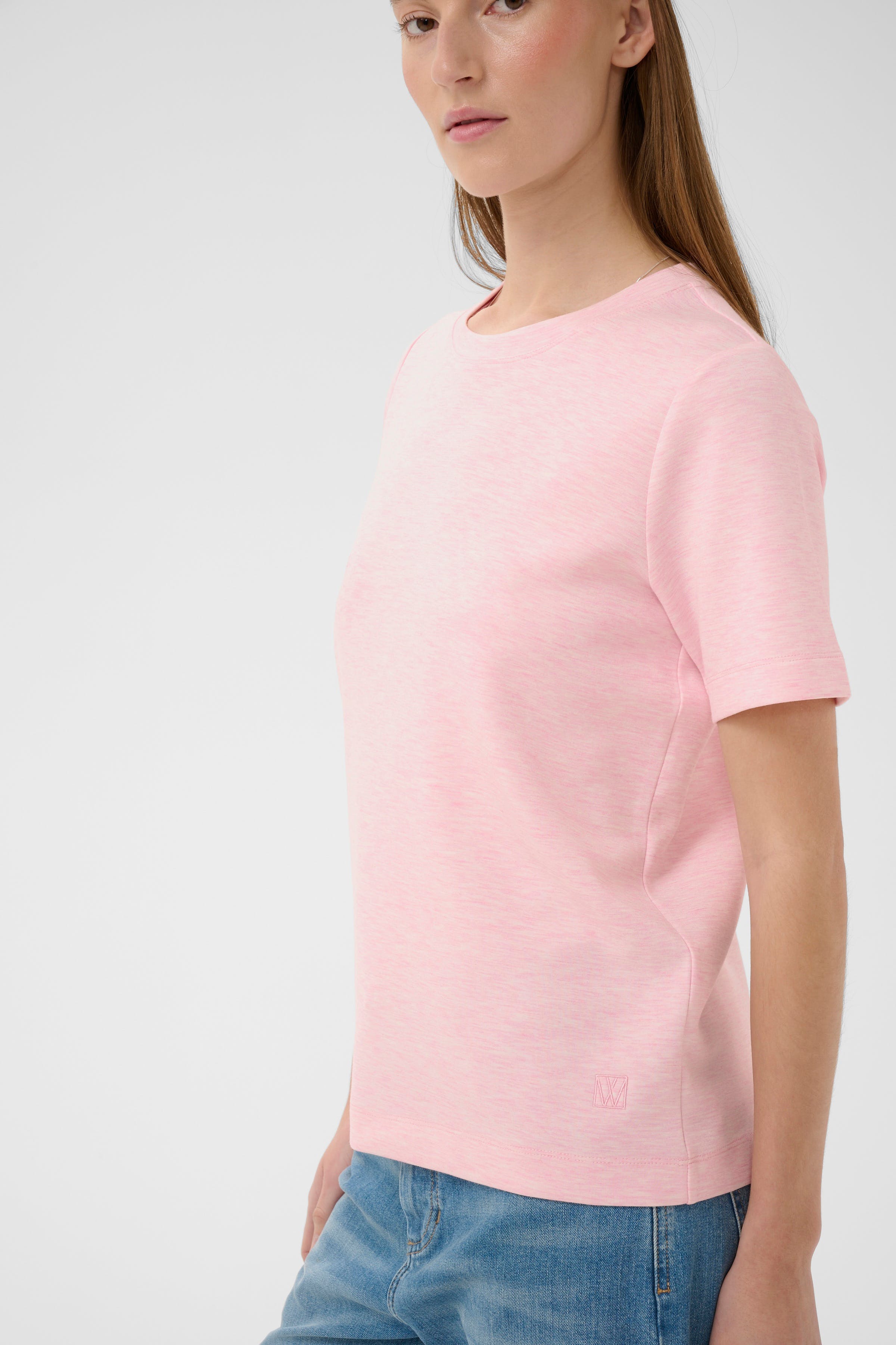 VincentIW Melange Karmen T-shirt LOOKBOOK DETAIL 30107053-1419111