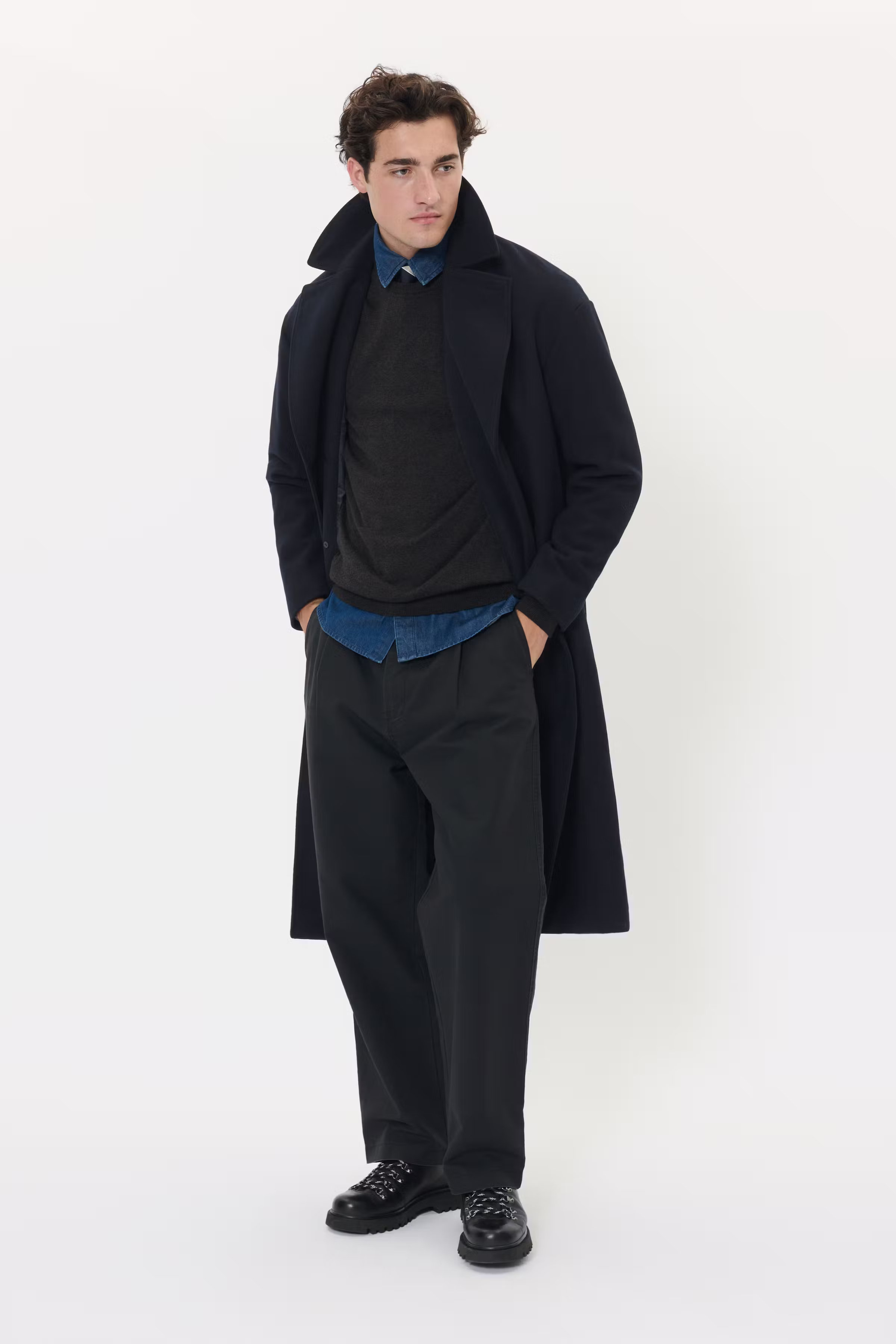 MABurnley Double-Breasted Wool Coat LOCATION NONE 30208858-194011