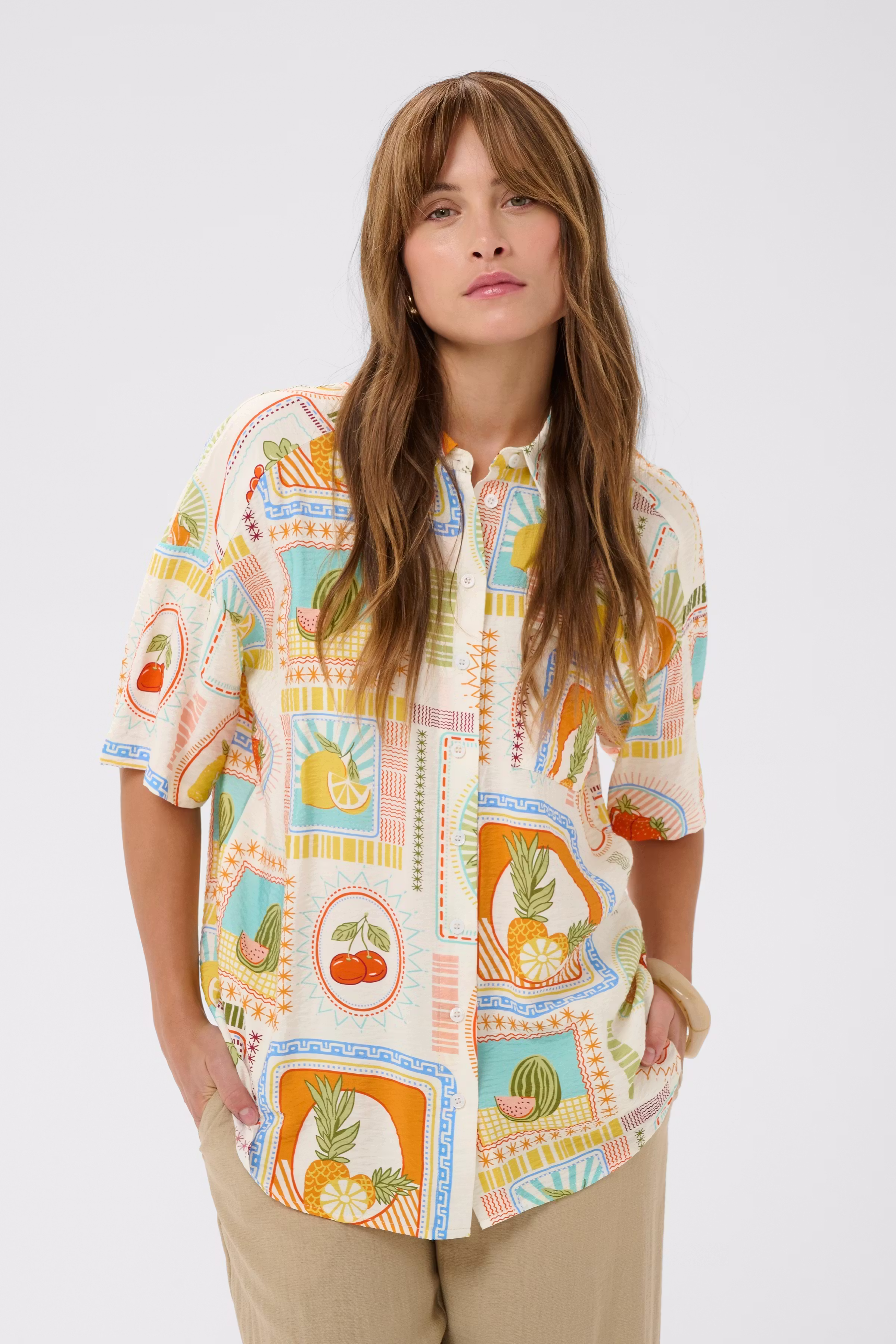 CUorange Skjorte LOOKBOOK FRONT 50113011-109398