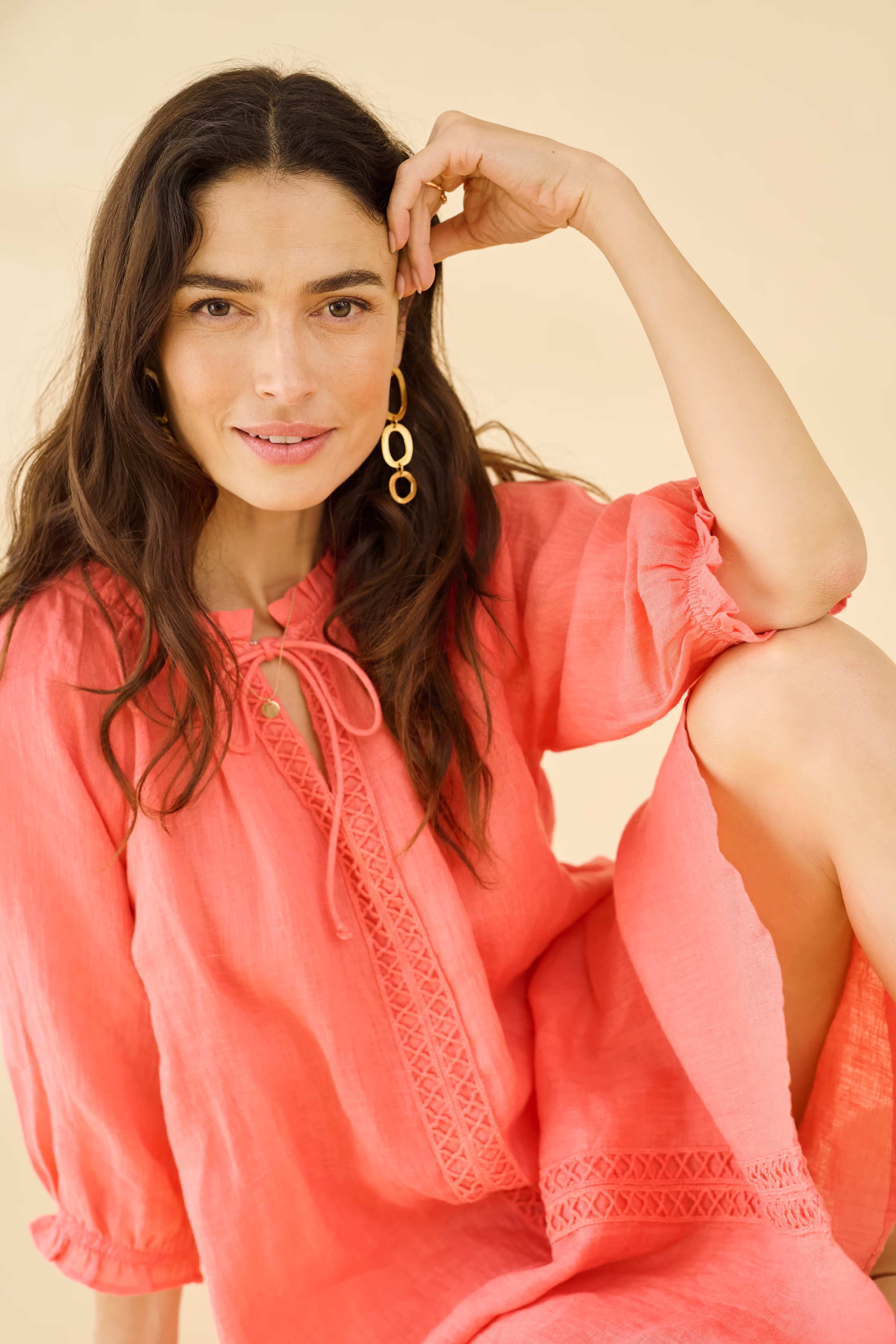 CRBellis Linen dress LOCATION NONE 10613470-171643