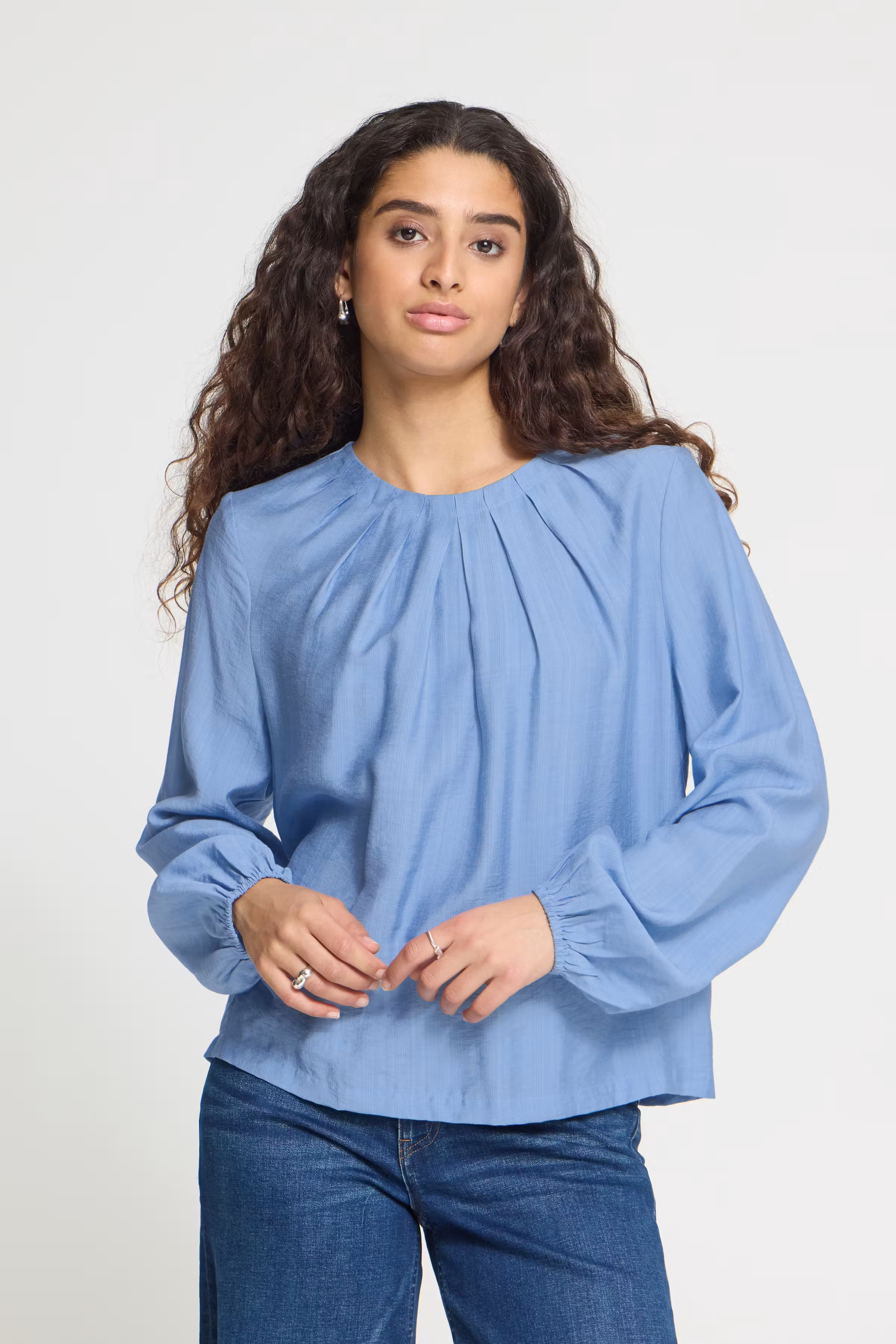 IHIMELDA Bluse LOOKBOOK FRONT 20126767-164021