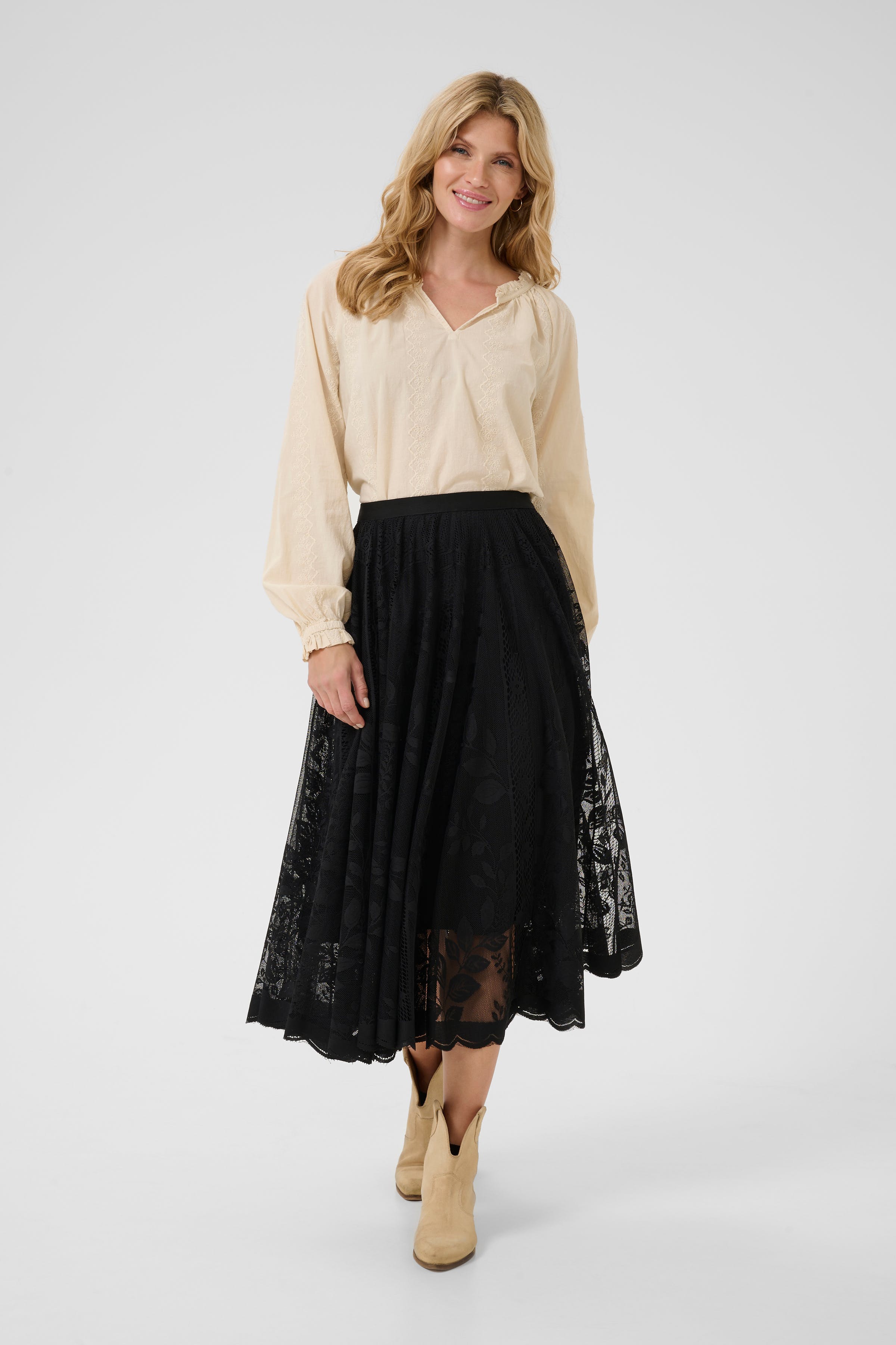 CRLuanna Skjørt LOOKBOOK FRONT 10613856-100120