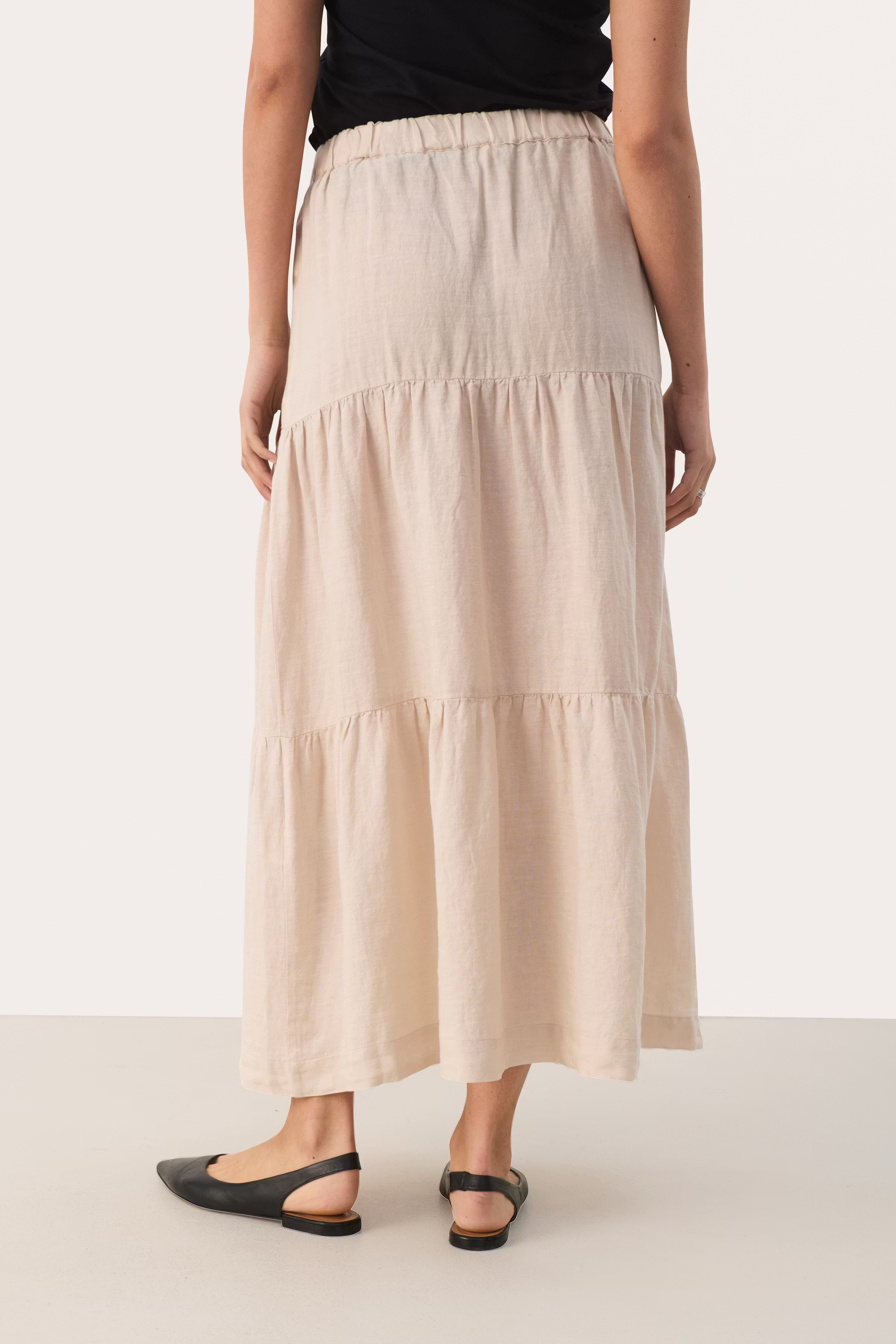 GetiaPW Lang nederdel LOOKBOOK BACK 30308841-130400