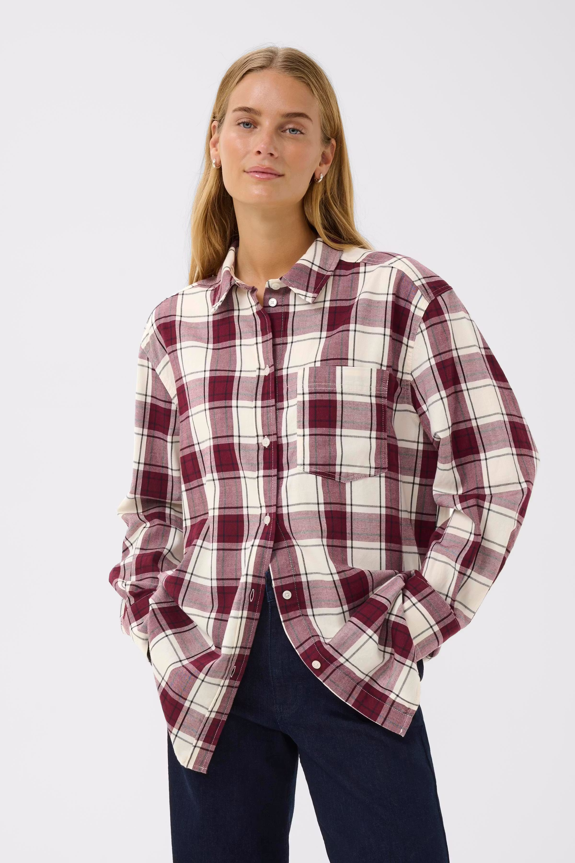 SameaPW Skjorte LOOKBOOK FRONT 30309954-304608