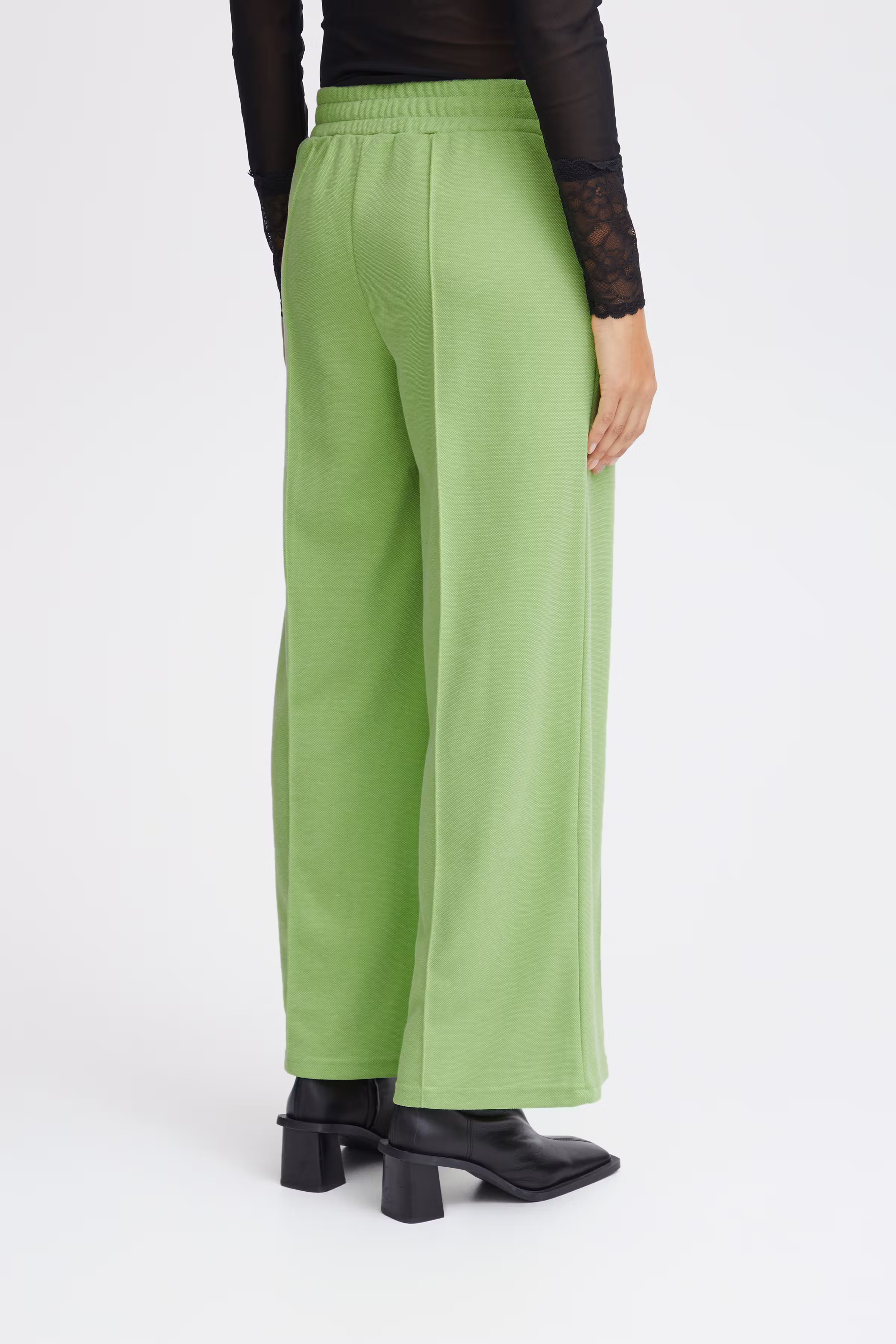 IHKATE PIQUE  Trousers LOOKBOOK BACK 20118162-150341