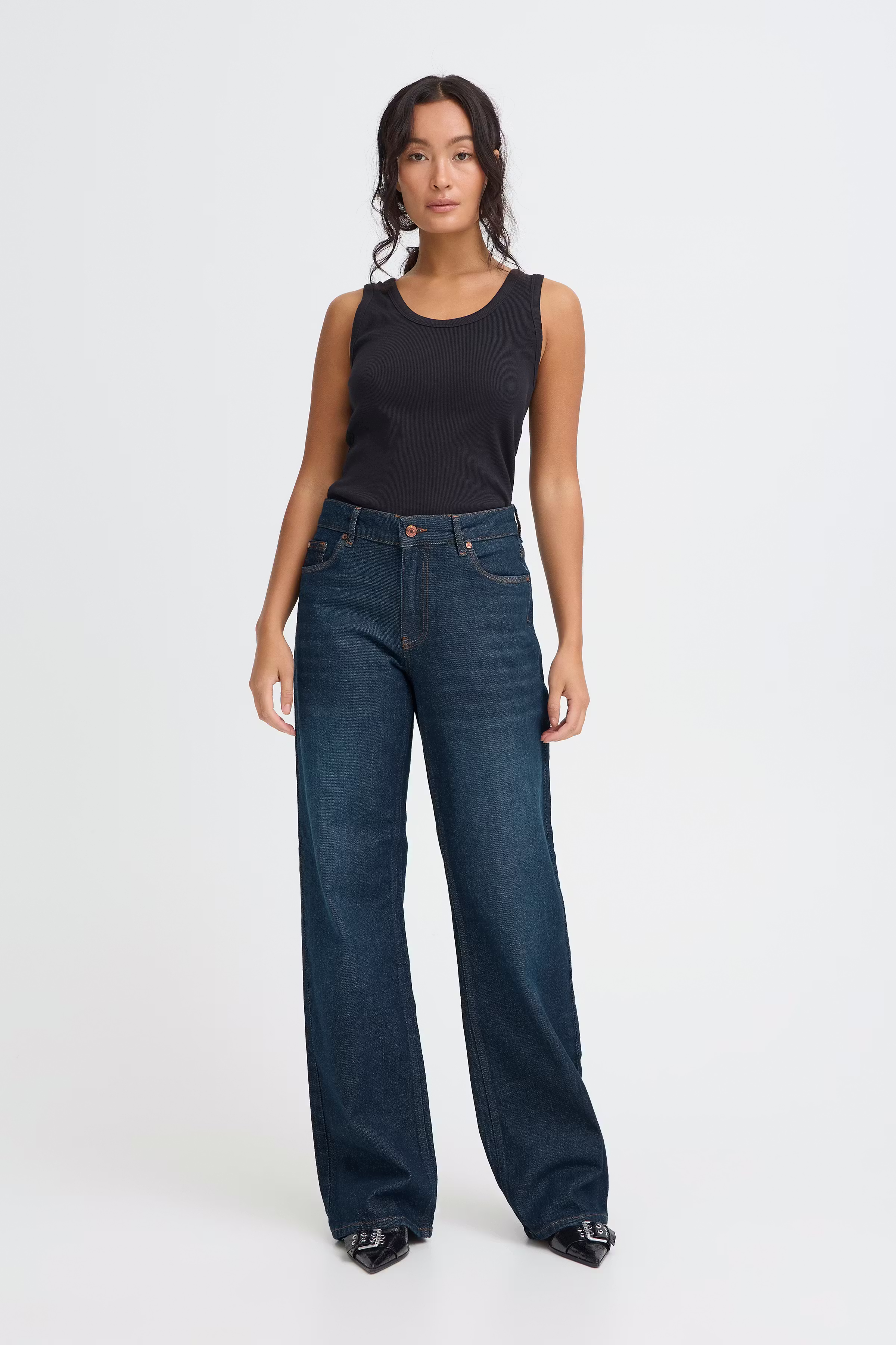 PZVEGA UHW  Jeans Wide Leg LOOKBOOK FRONT 50207173-200002