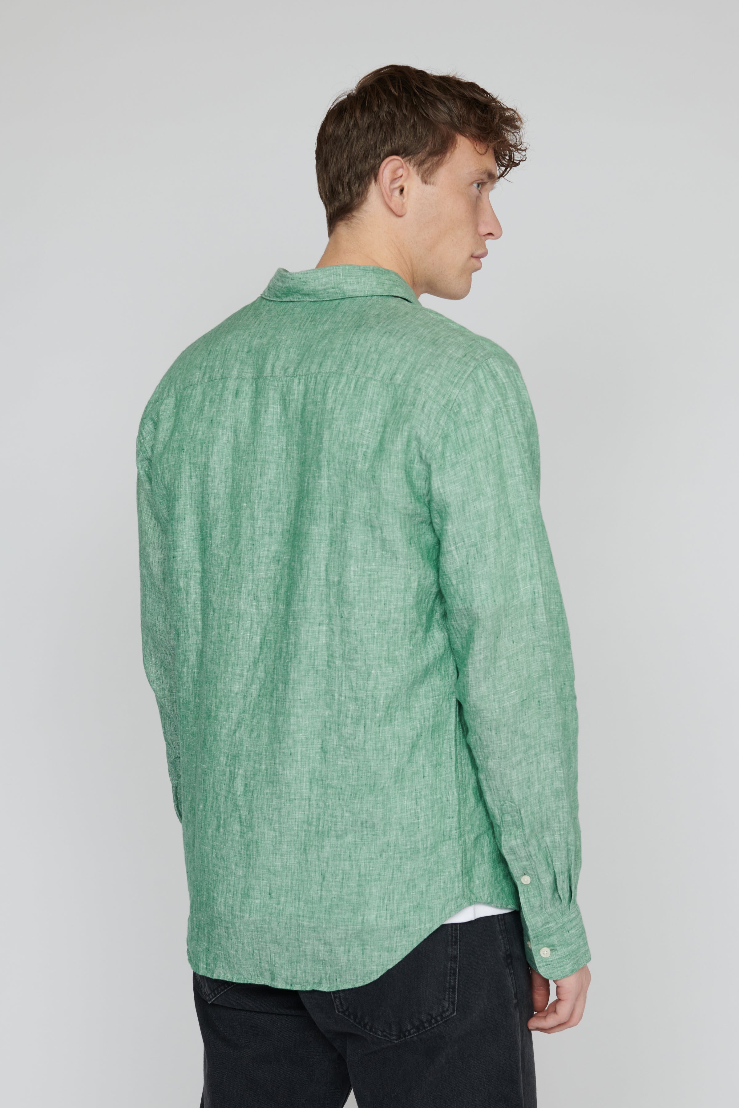 MAmarc linneskjorta LOOKBOOK BACK 30205841-175923