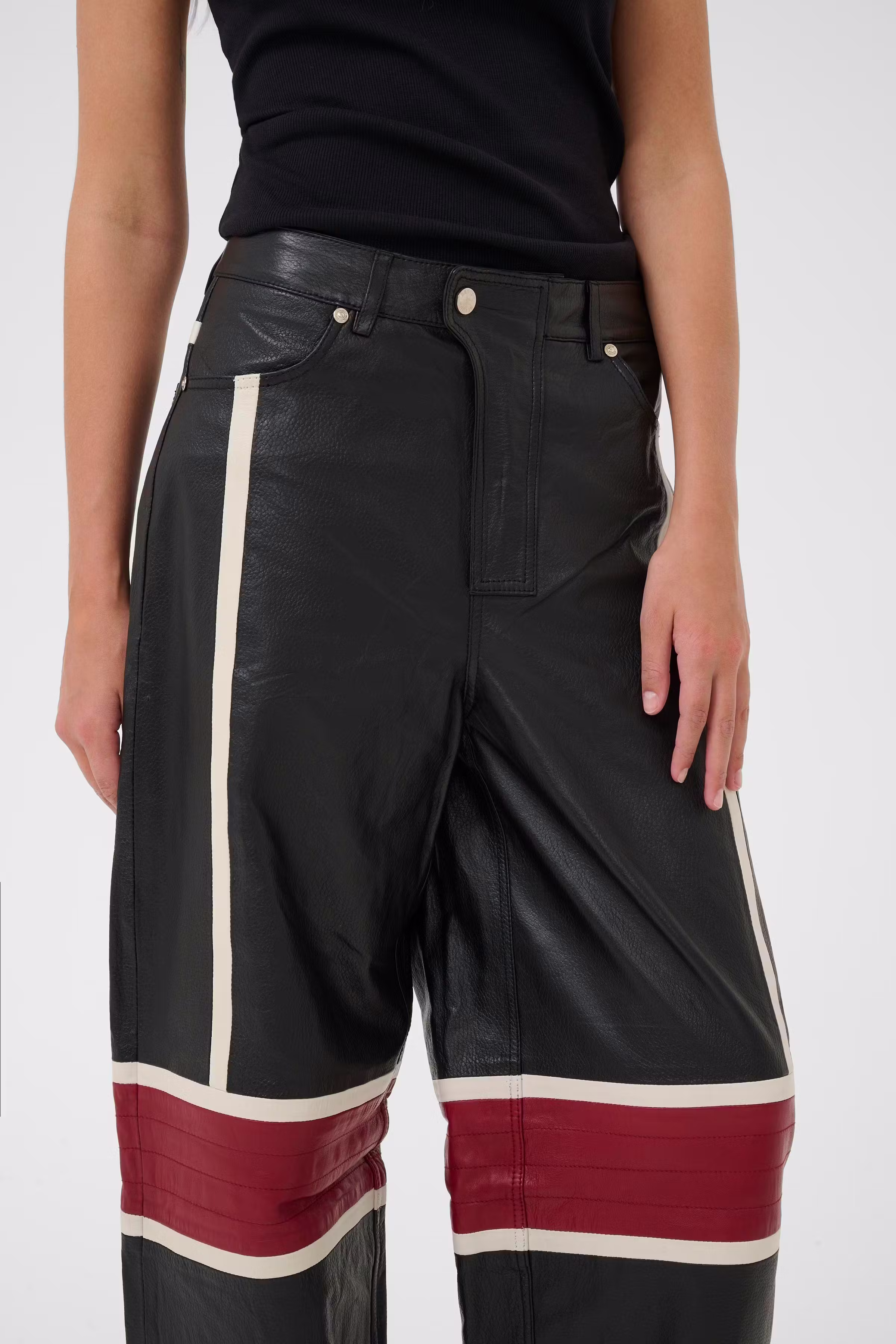 GZyvette Lederpants LOOKBOOK DETAIL 10910551-100017