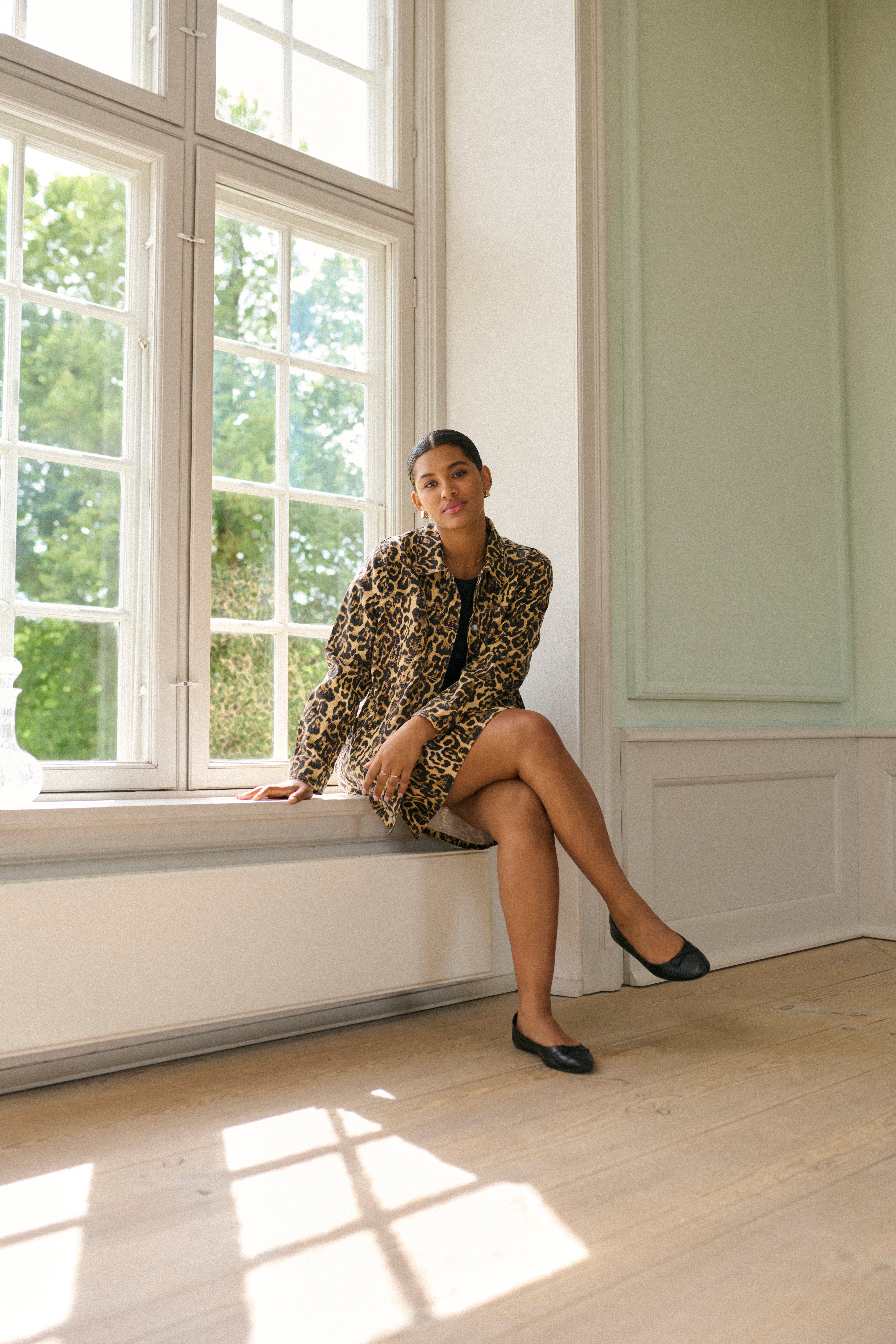 KCleonoma Leopard Jacket LOCATION NONE 10583077-107281