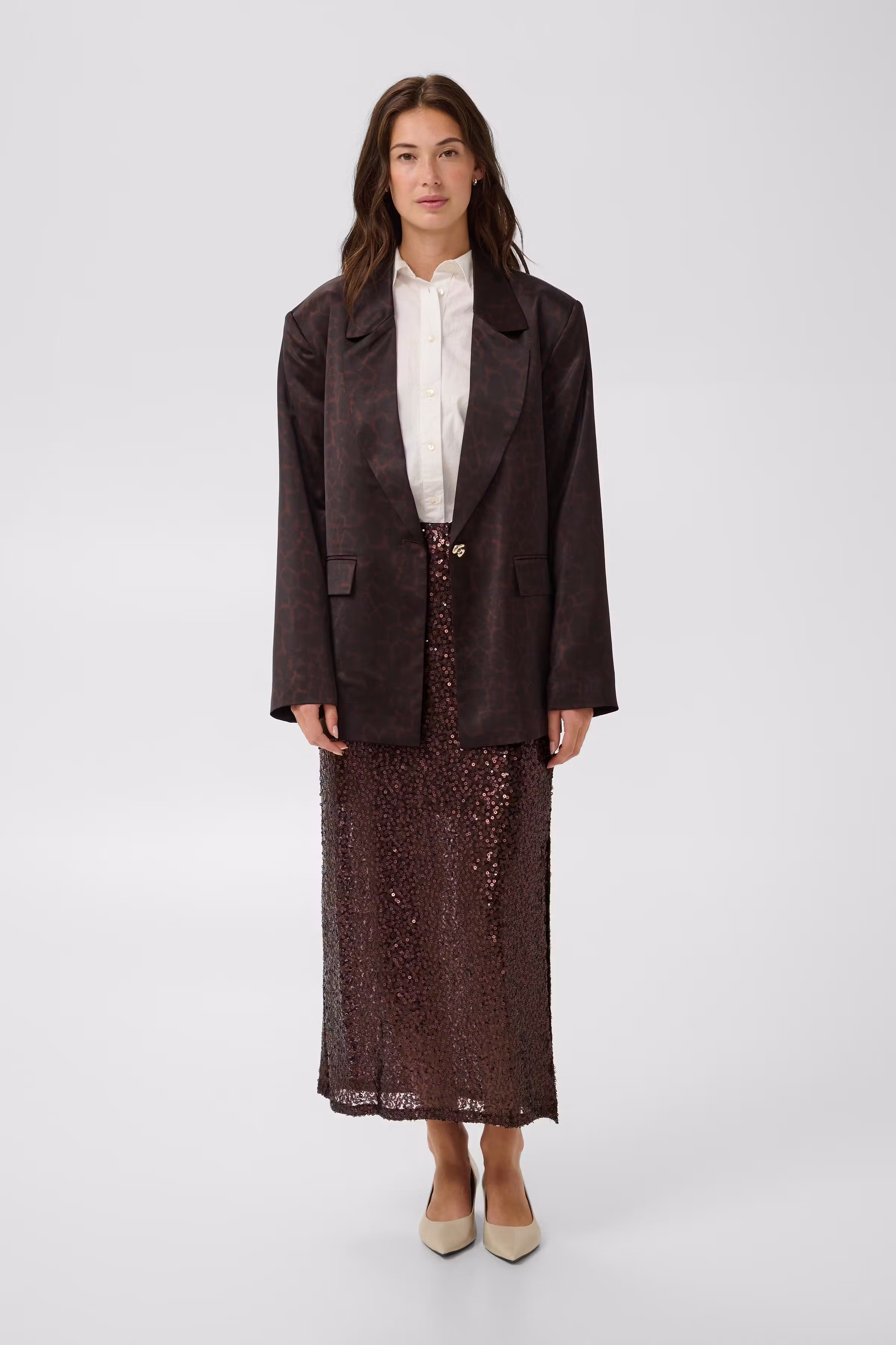 CUNYNNA Sequin skirt
 LOOKBOOK FRONT 50114029-190915
