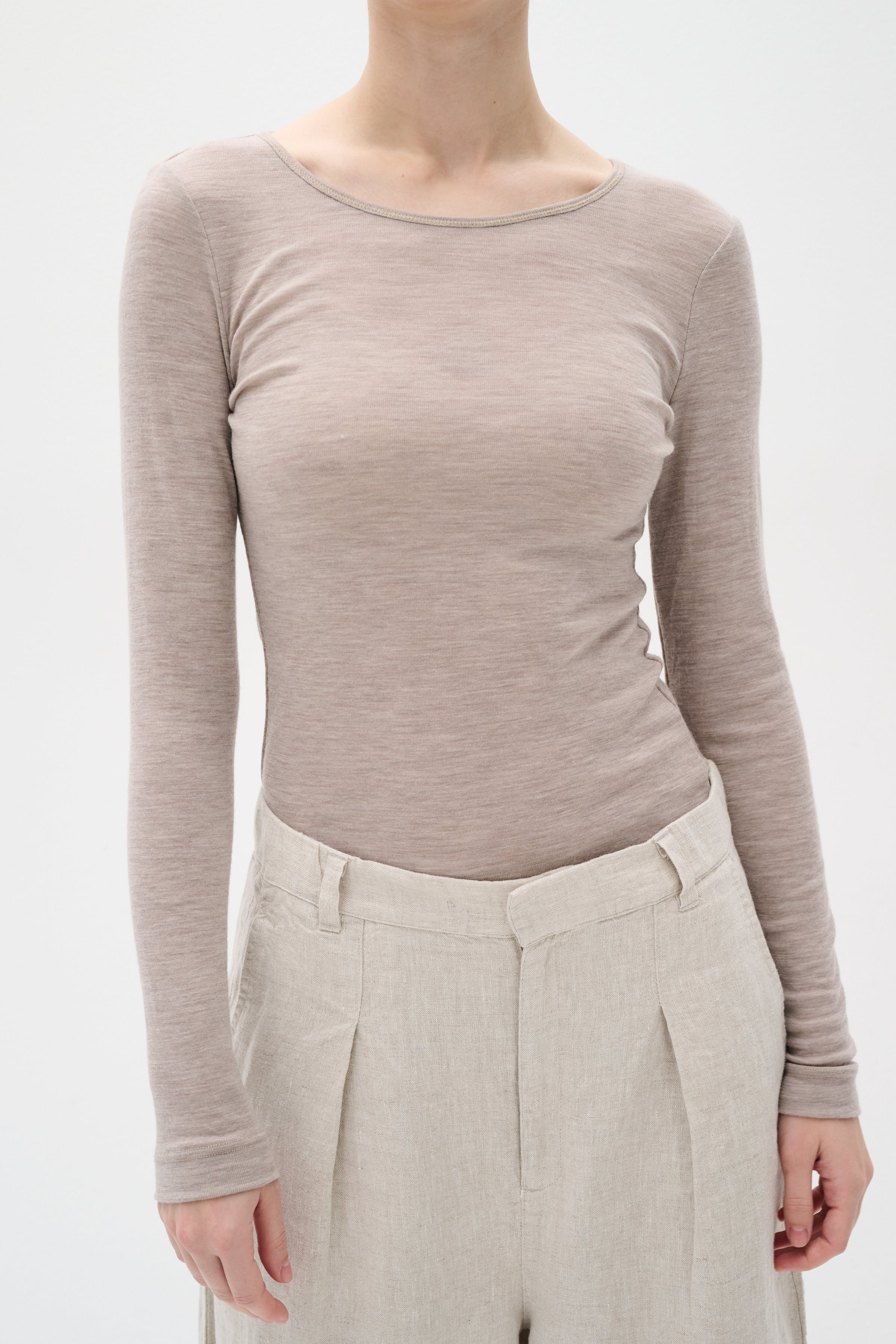 FangIW T-shirt met lange mouwen LOOKBOOK FRONT 30106096-300868