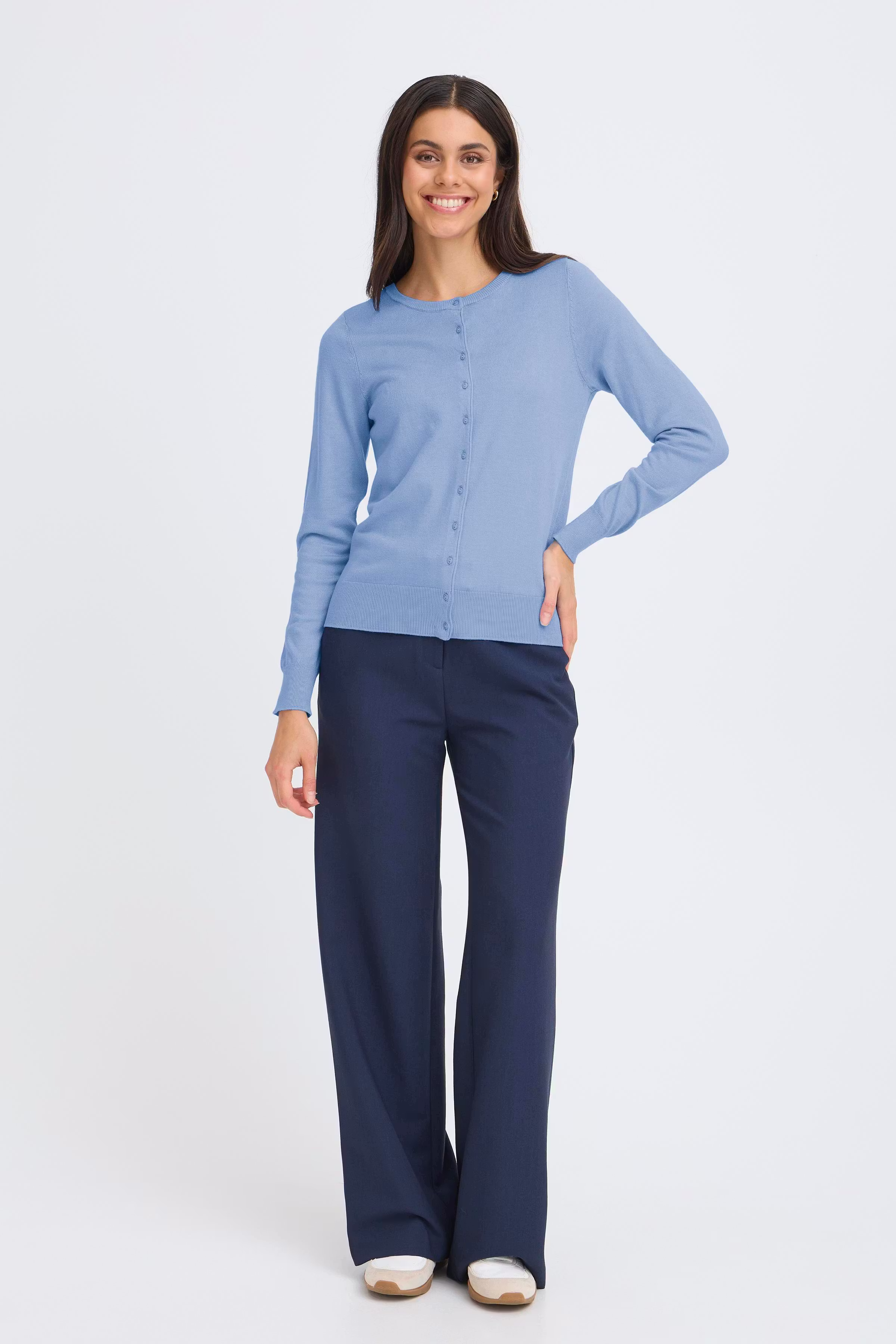 FRZUBASIC Cardigan LOOKBOOK FRONT 20604187-164020