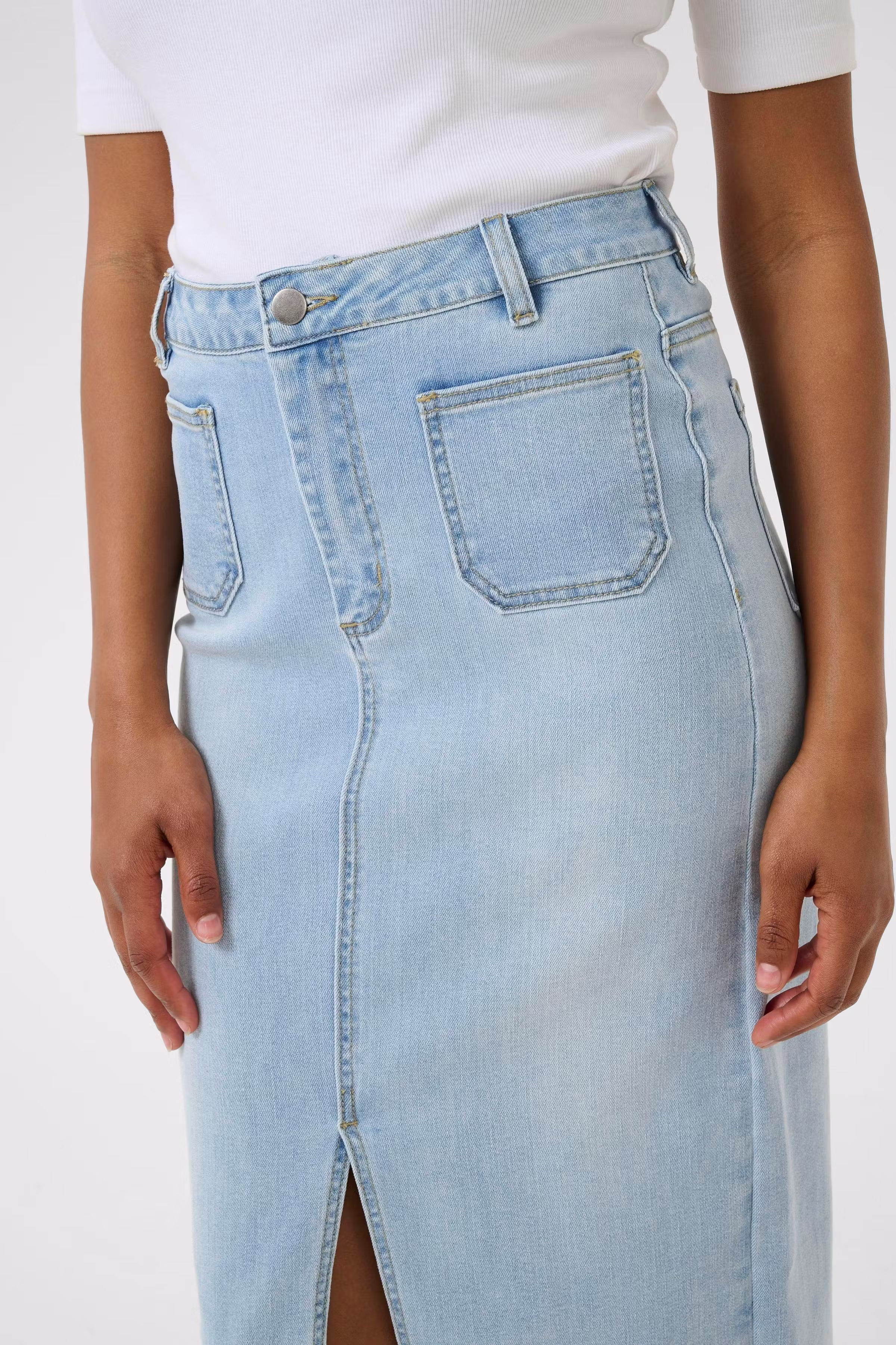 KAkarla Denimnederdel LOOKBOOK DETAIL 10509960-101012