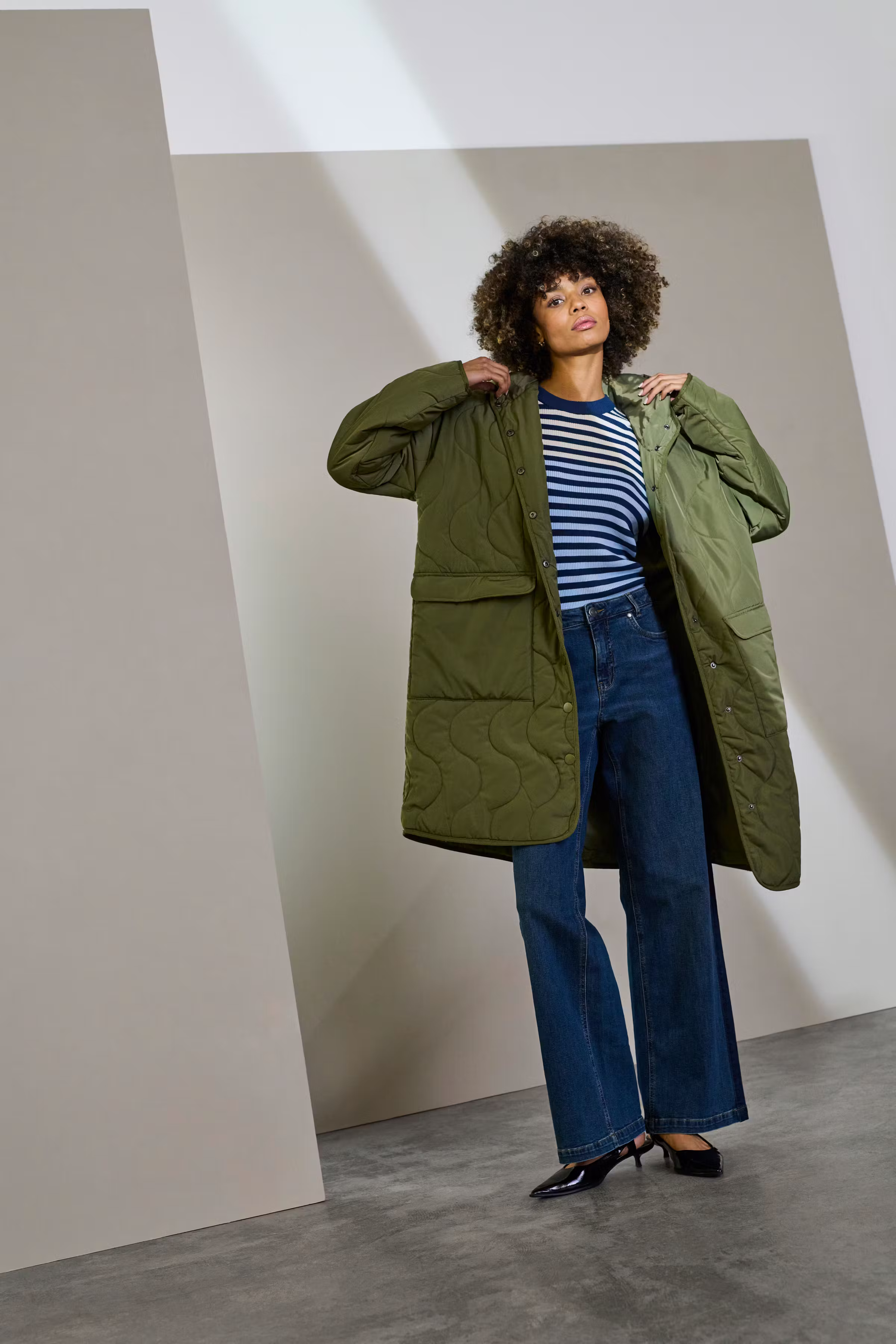 CUbink Denim skirt LOCATION NONE 50111374-500029