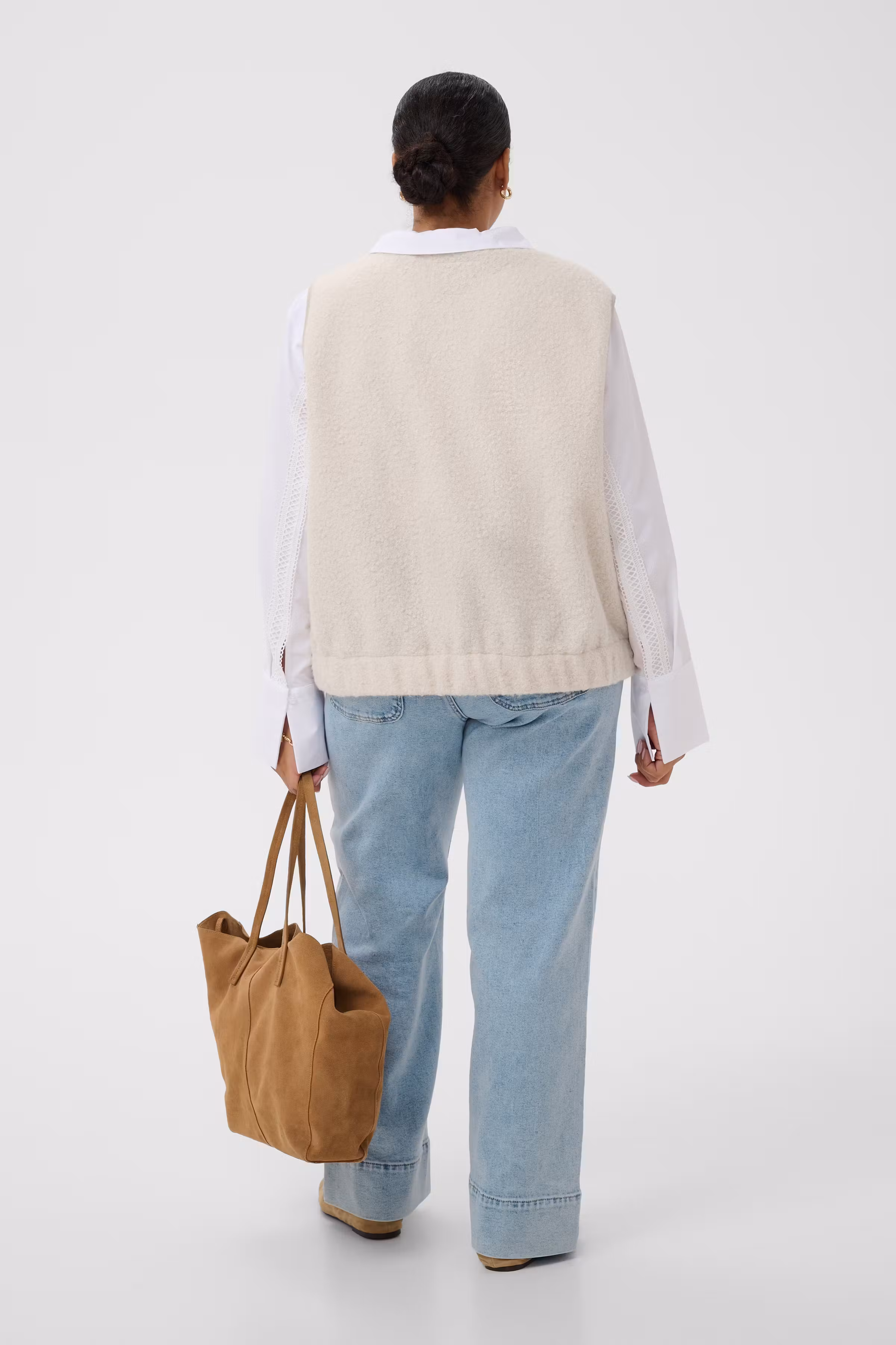 KCfilona Warm vest LOOKBOOK BACK 10584940-1107011