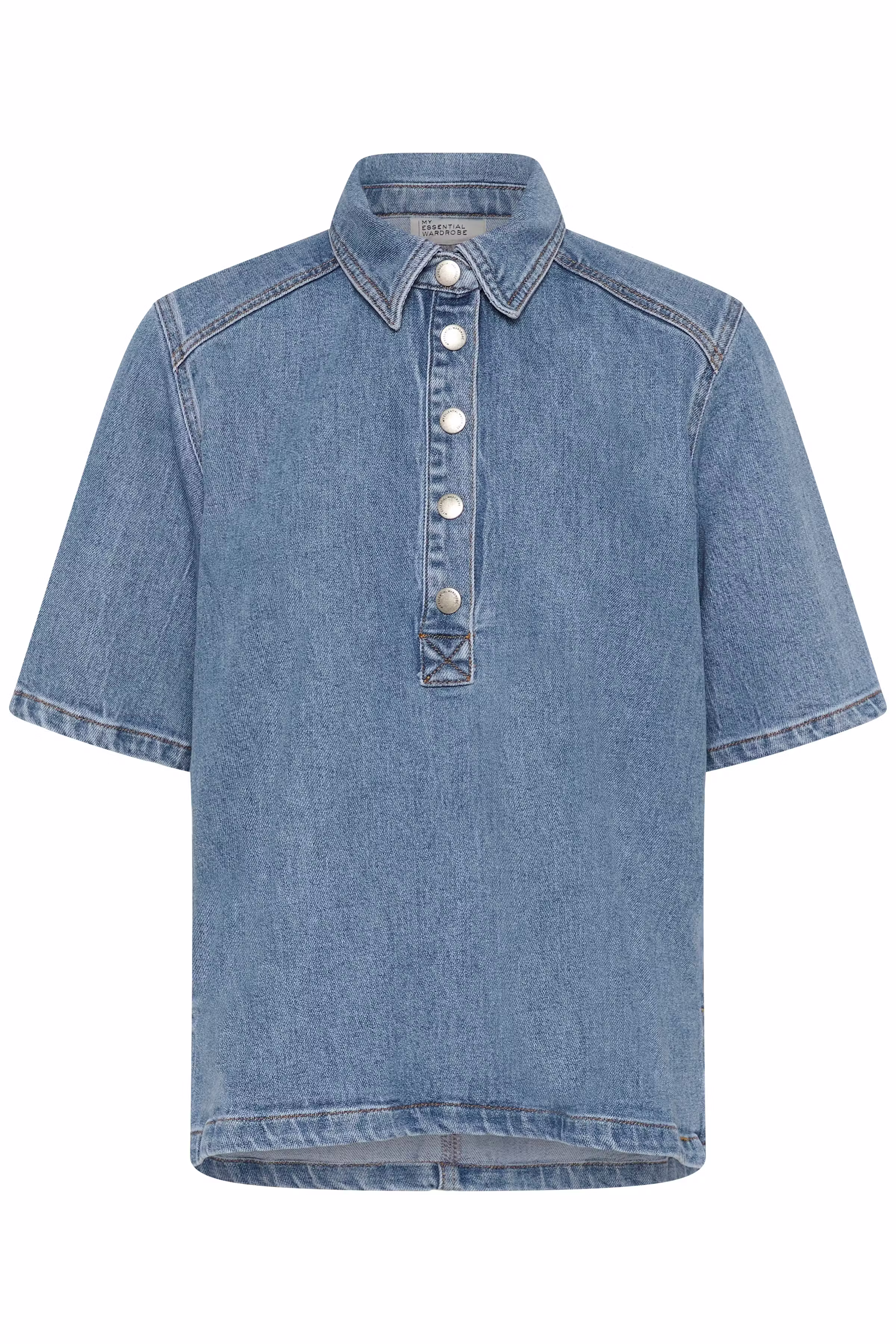 AbinaMW Denim polo shirt PACK FRONT 10704772-100053