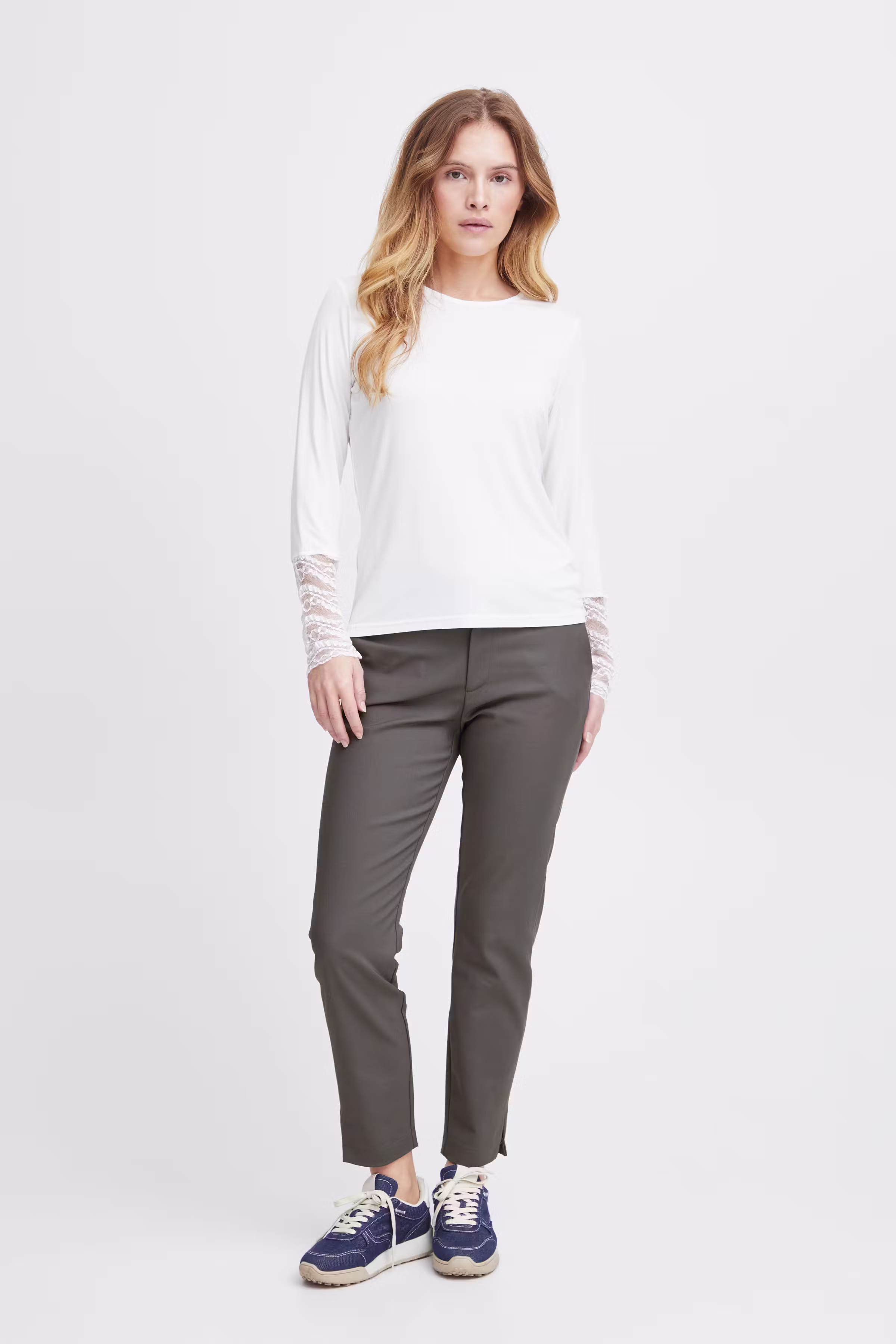 PZBINDY High Waist, Ankle Skinny Leg Bukser LOOKBOOK FRONT 50206891-193906