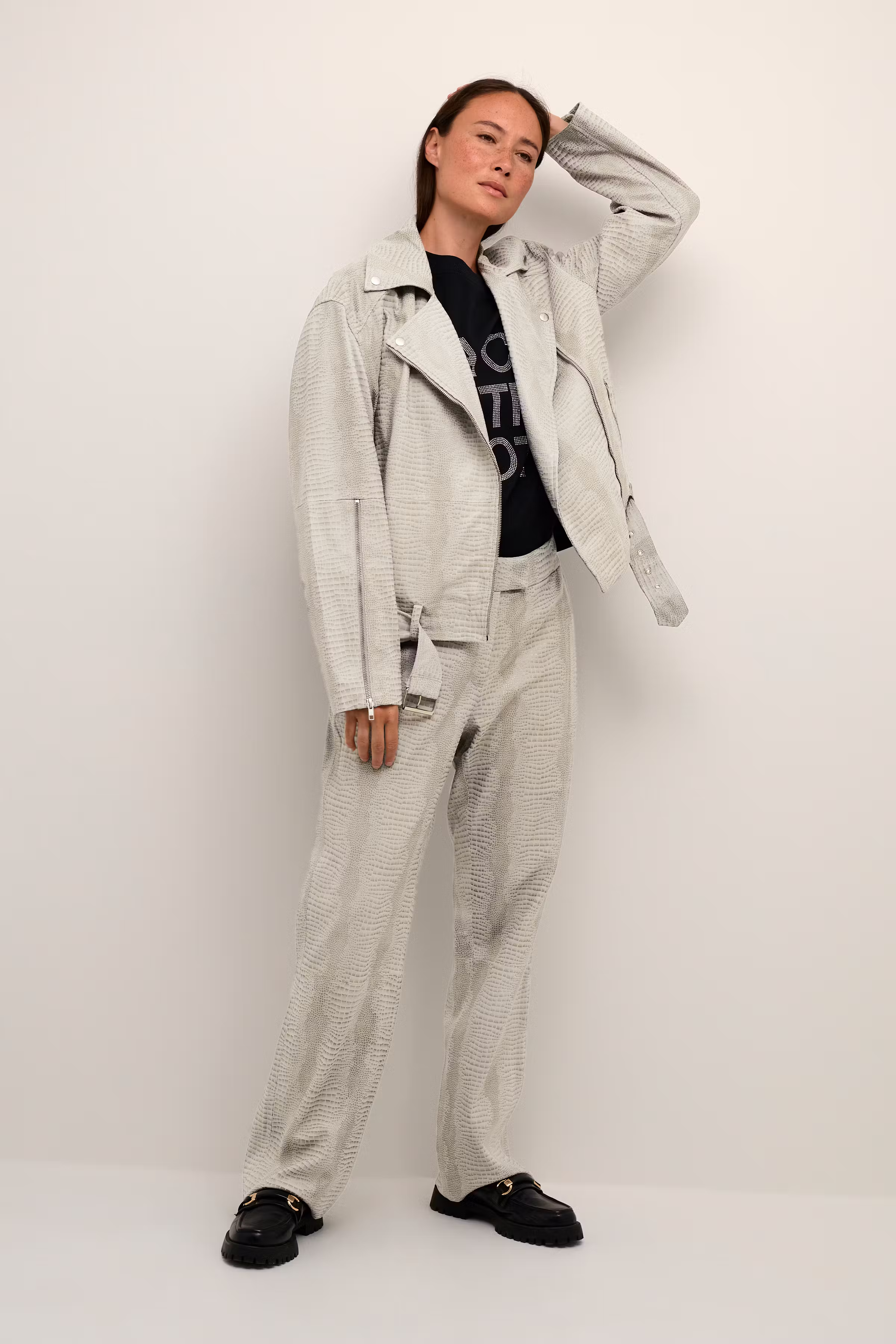 NaiaKB Läderjacka LOOKBOOK FRONT 10104837-165803