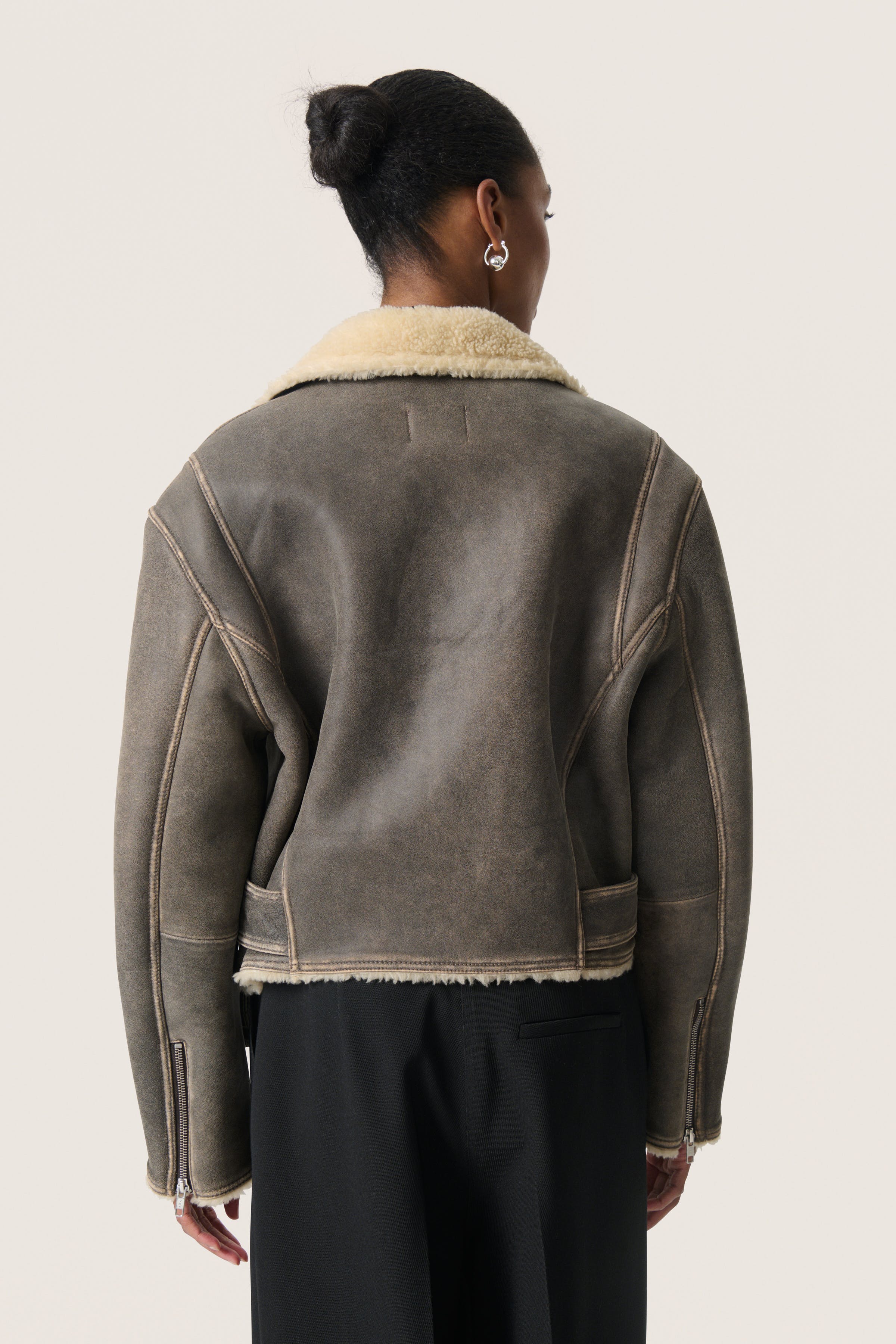 SLFiorella Læderjakke LOOKBOOK BACK 30408556-304157