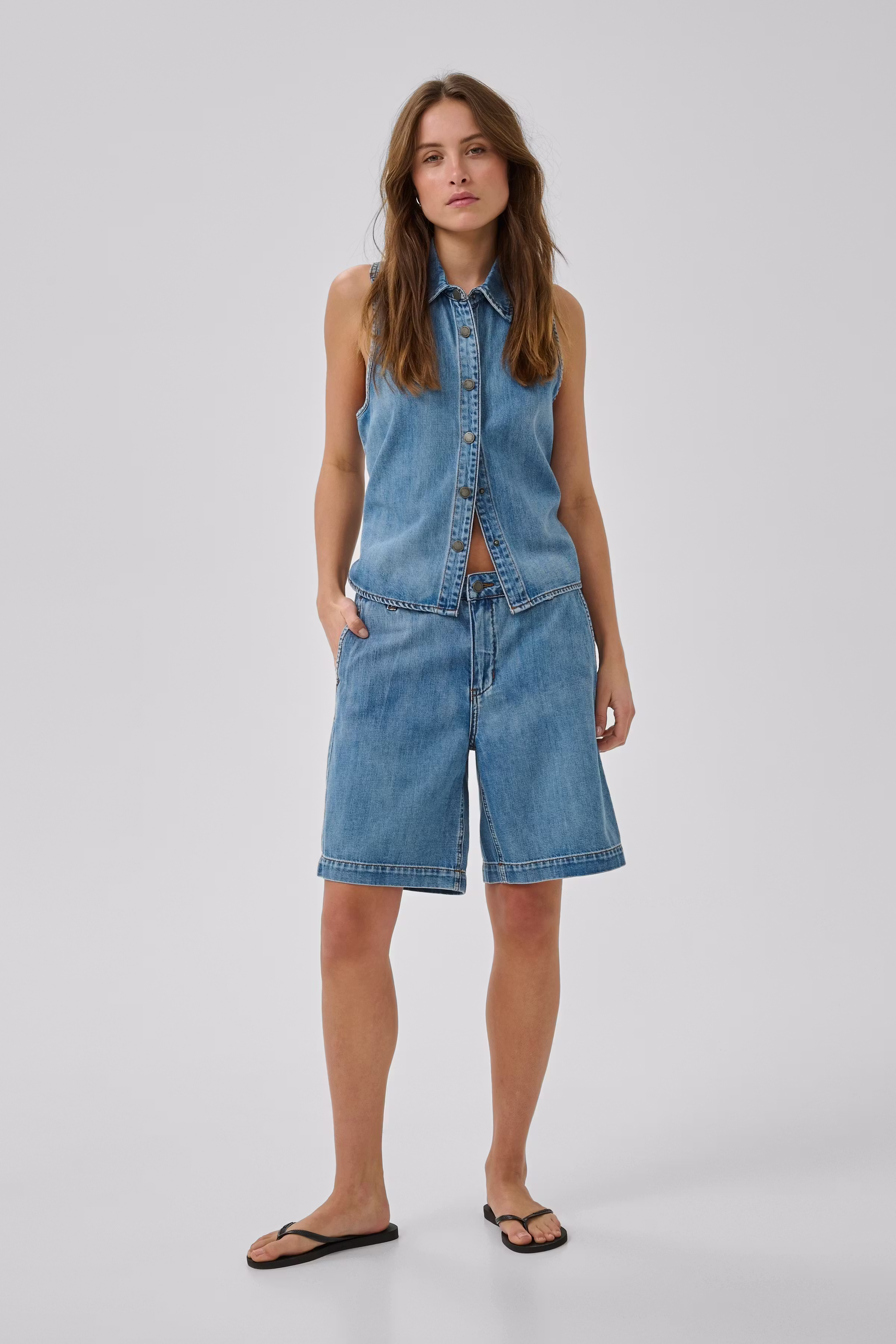 MWKamma Denim shorts LOOKBOOK FRONT 10705573-109496