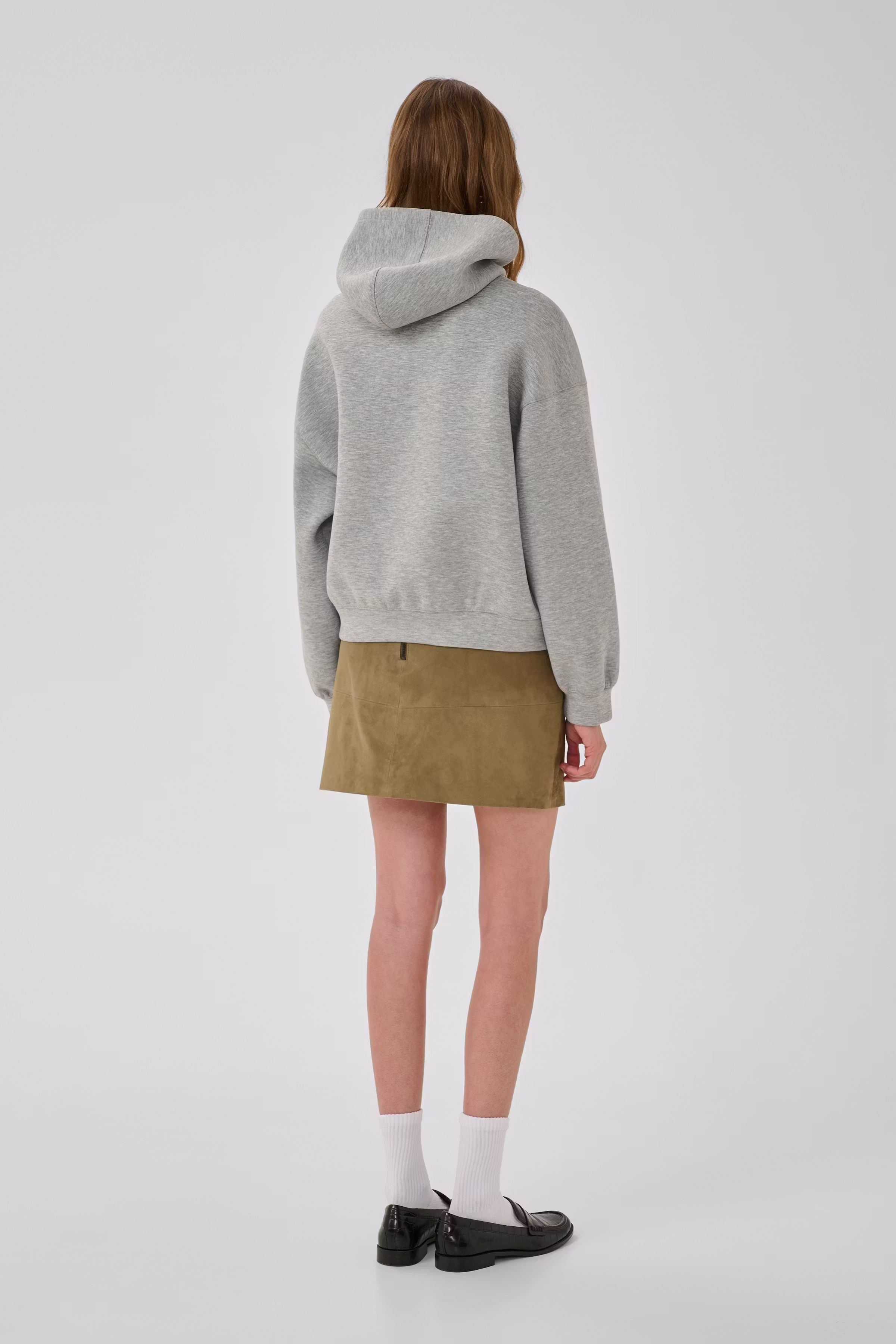 OllyMW Suede Skirt LOOKBOOK BACK 10705288-180820