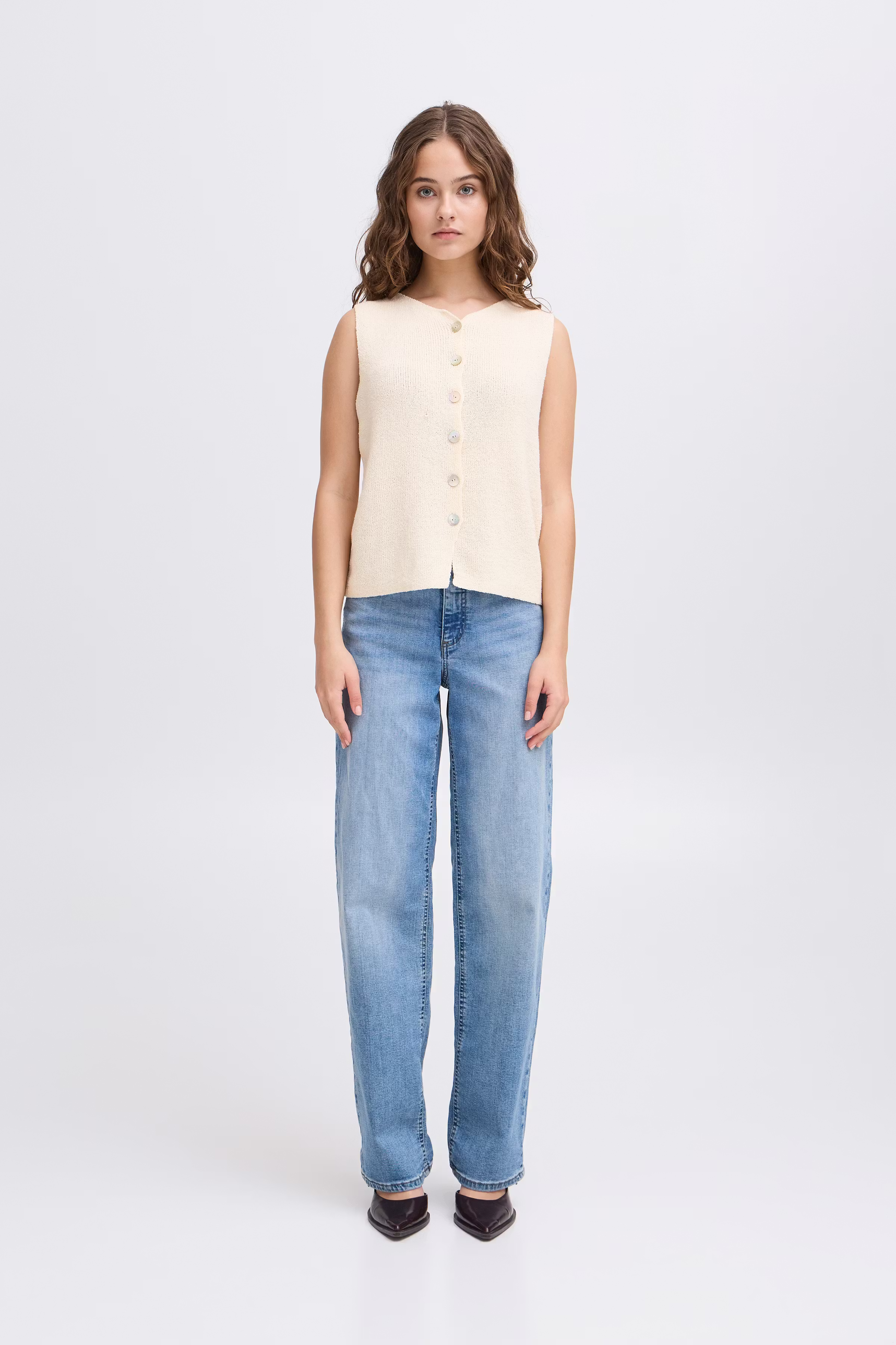 IHBLONDS Strikket vest LOOKBOOK FRONT 20122905-124301