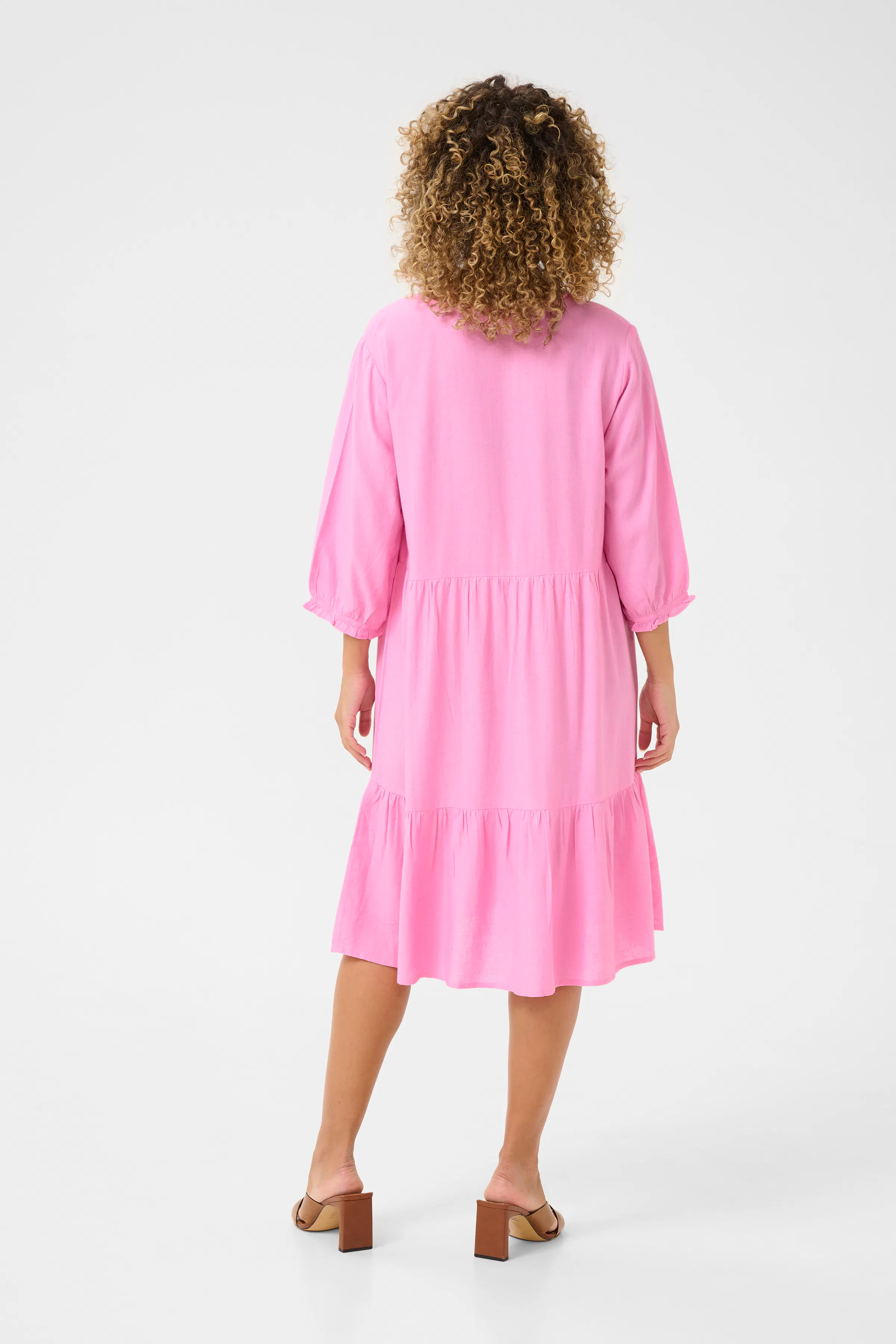 CRVenta Linnen jurk LOOKBOOK BACK 10614075-152215
