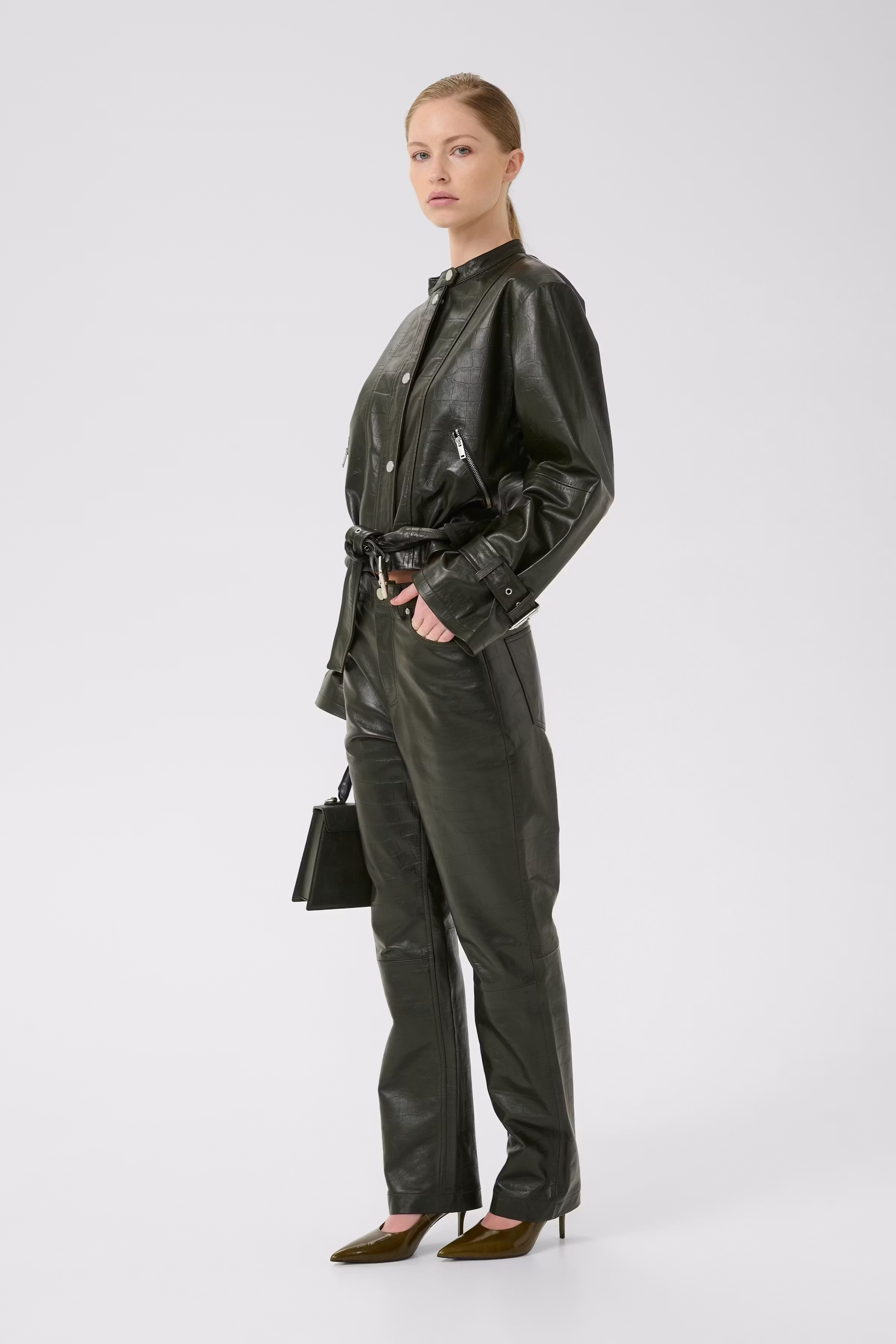 GZelena Læderbukser LOOKBOOK FRONT 10910735-105038