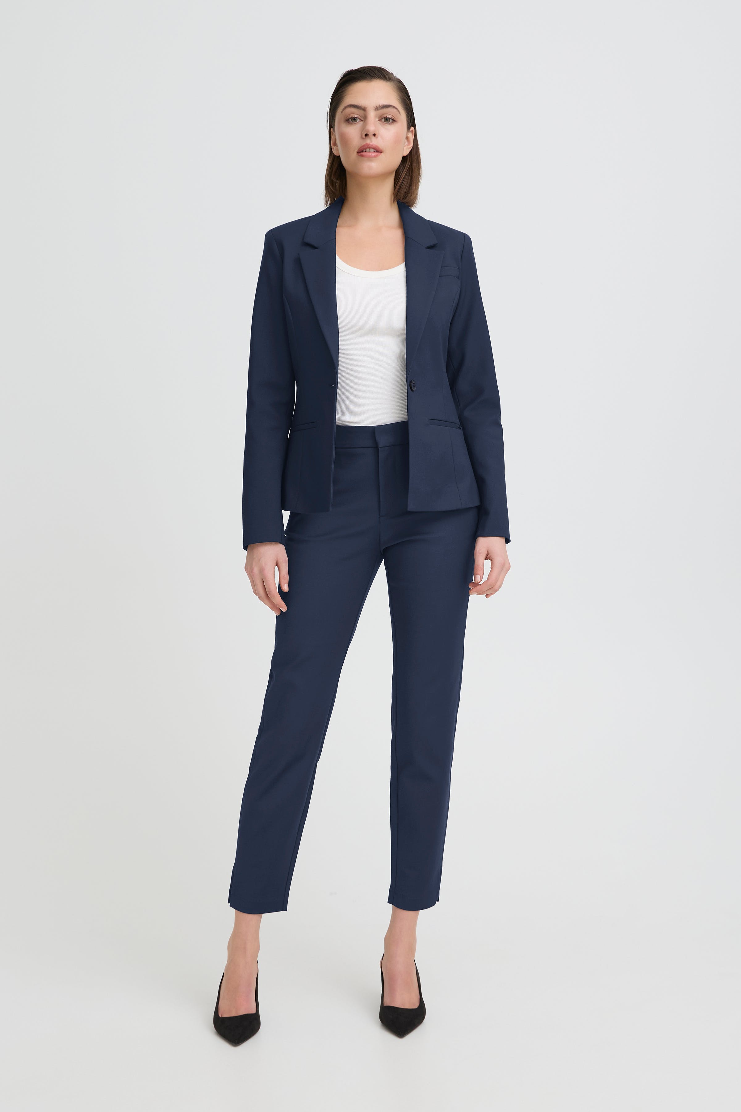 PZBINDY High Waist, Ankle Skinny Leg Trousers LOOKBOOK FRONT 50210331-194020