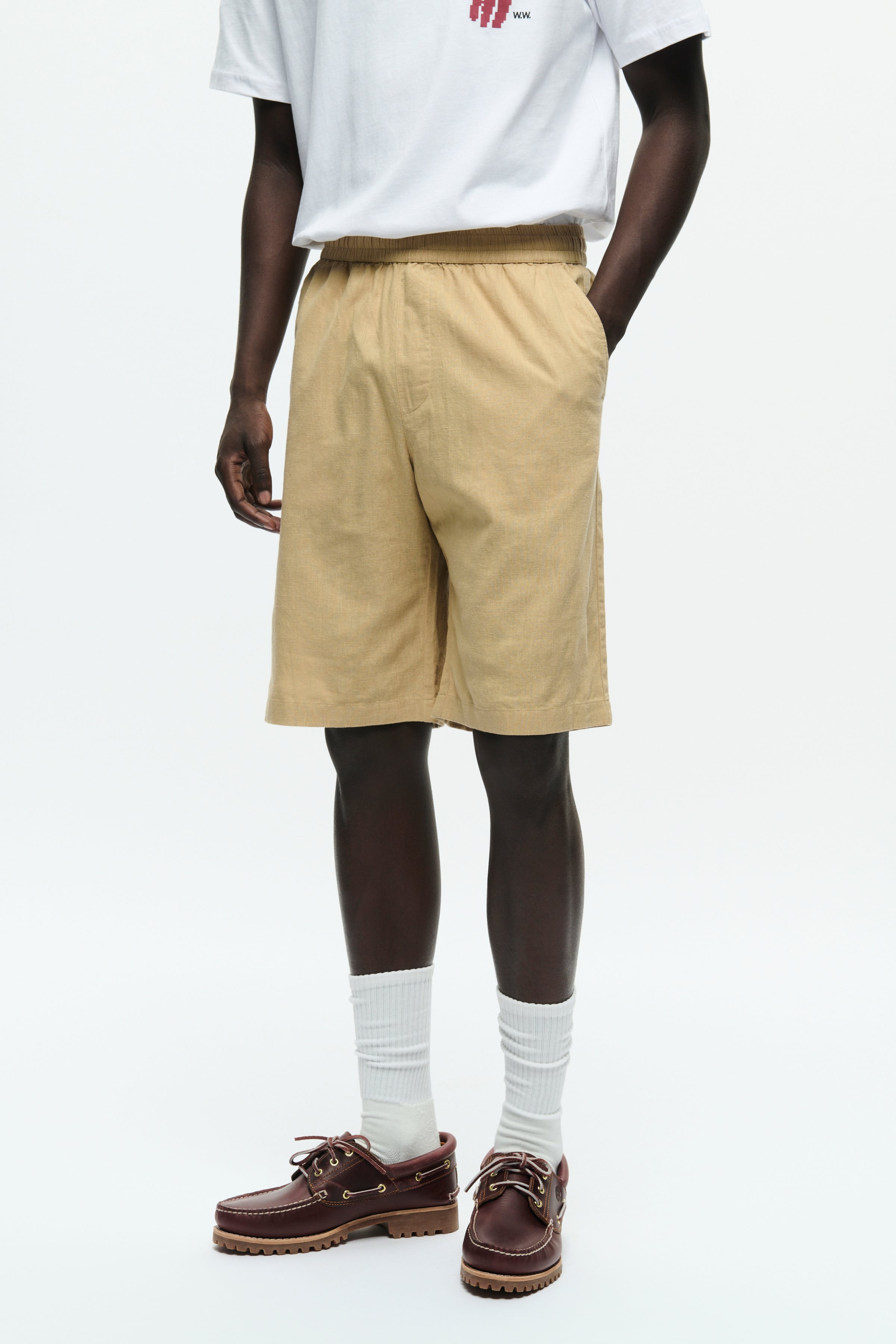 WWenoch Linen Shorts  LOOKBOOK FRONT 30251410-161120