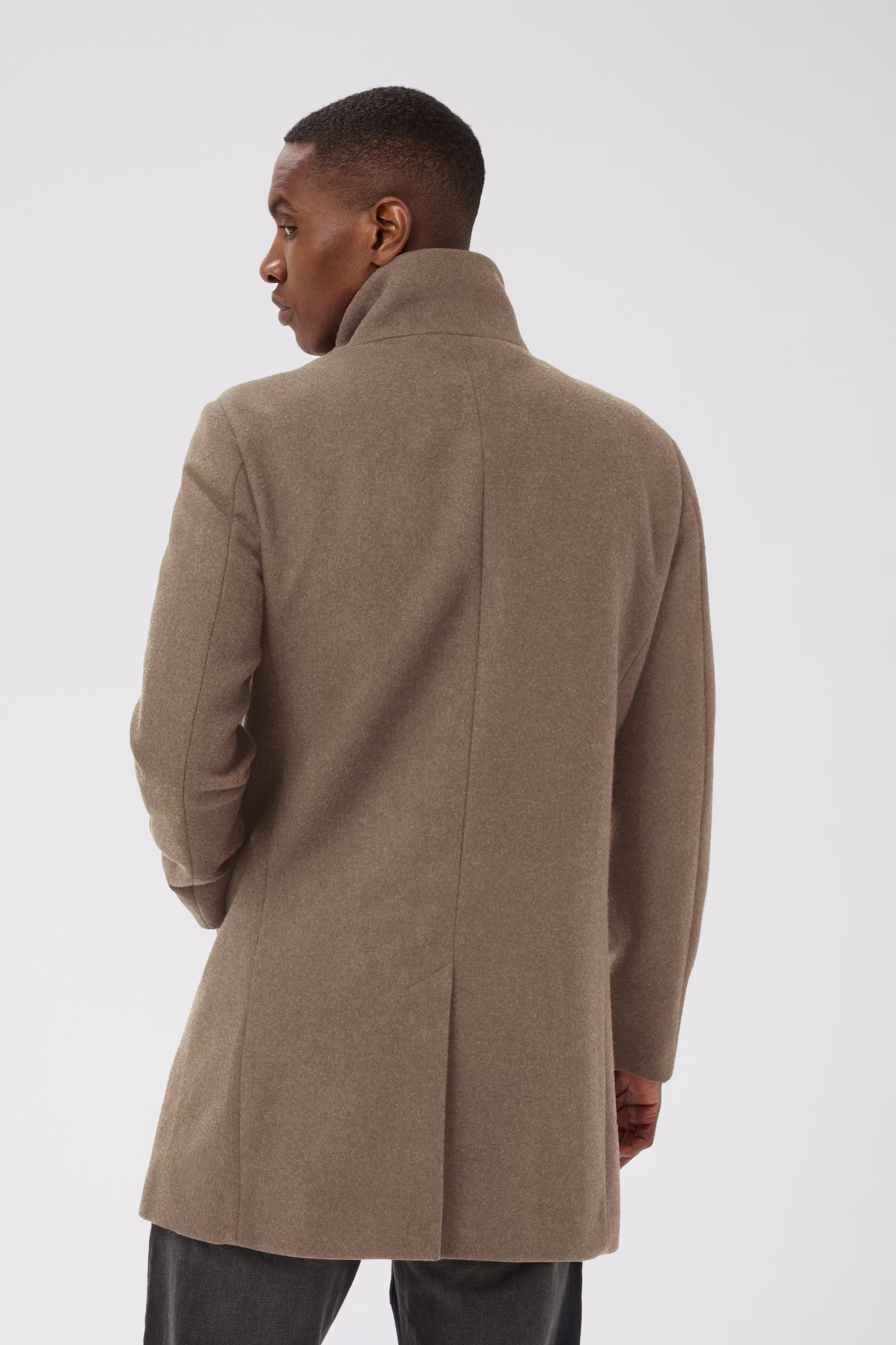 Harvey Wool Coat LOOKBOOK BACK 30203845-181112