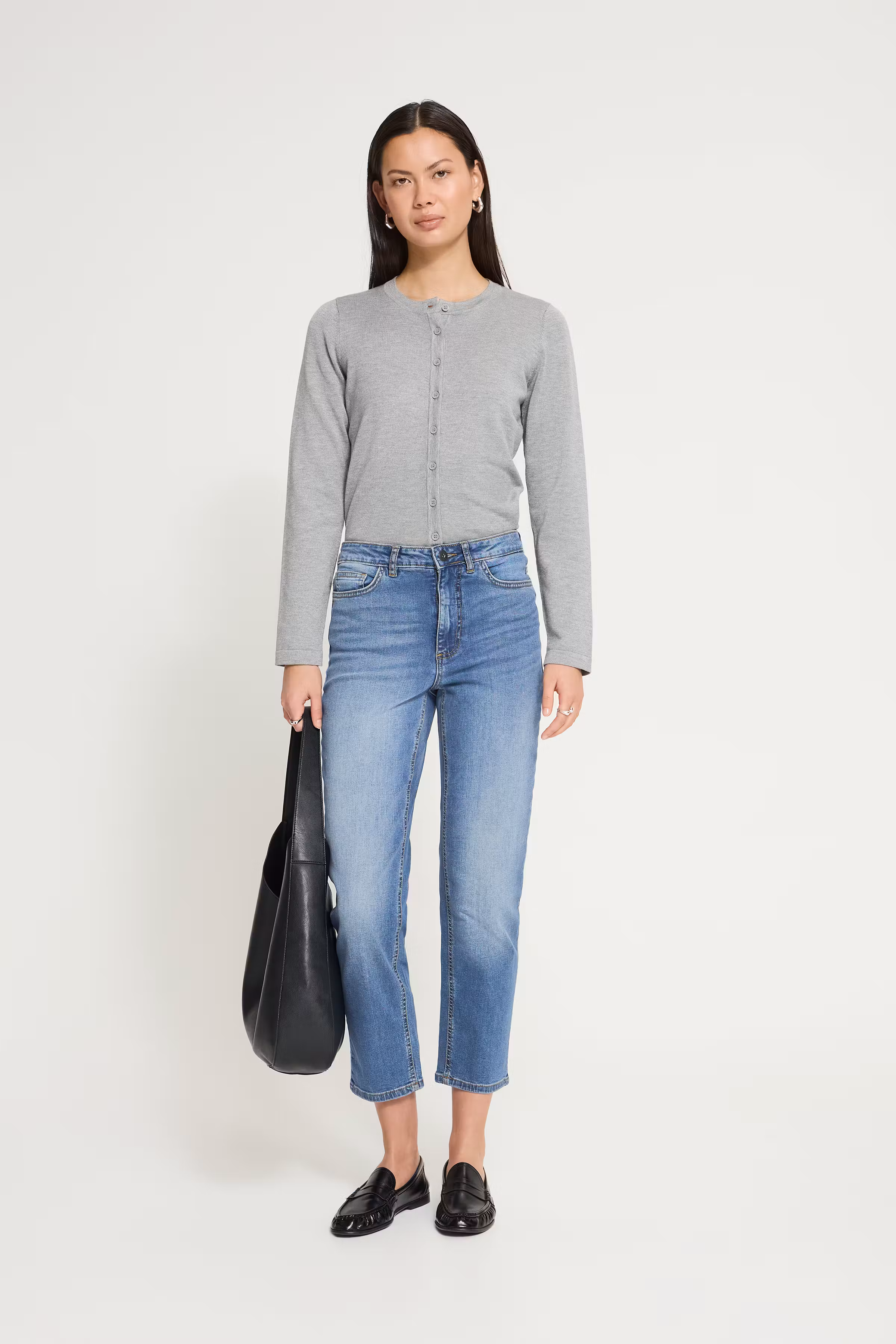 IHTWIGGY RAVEN Jeans LOOKBOOK FRONT 20110967-19037
