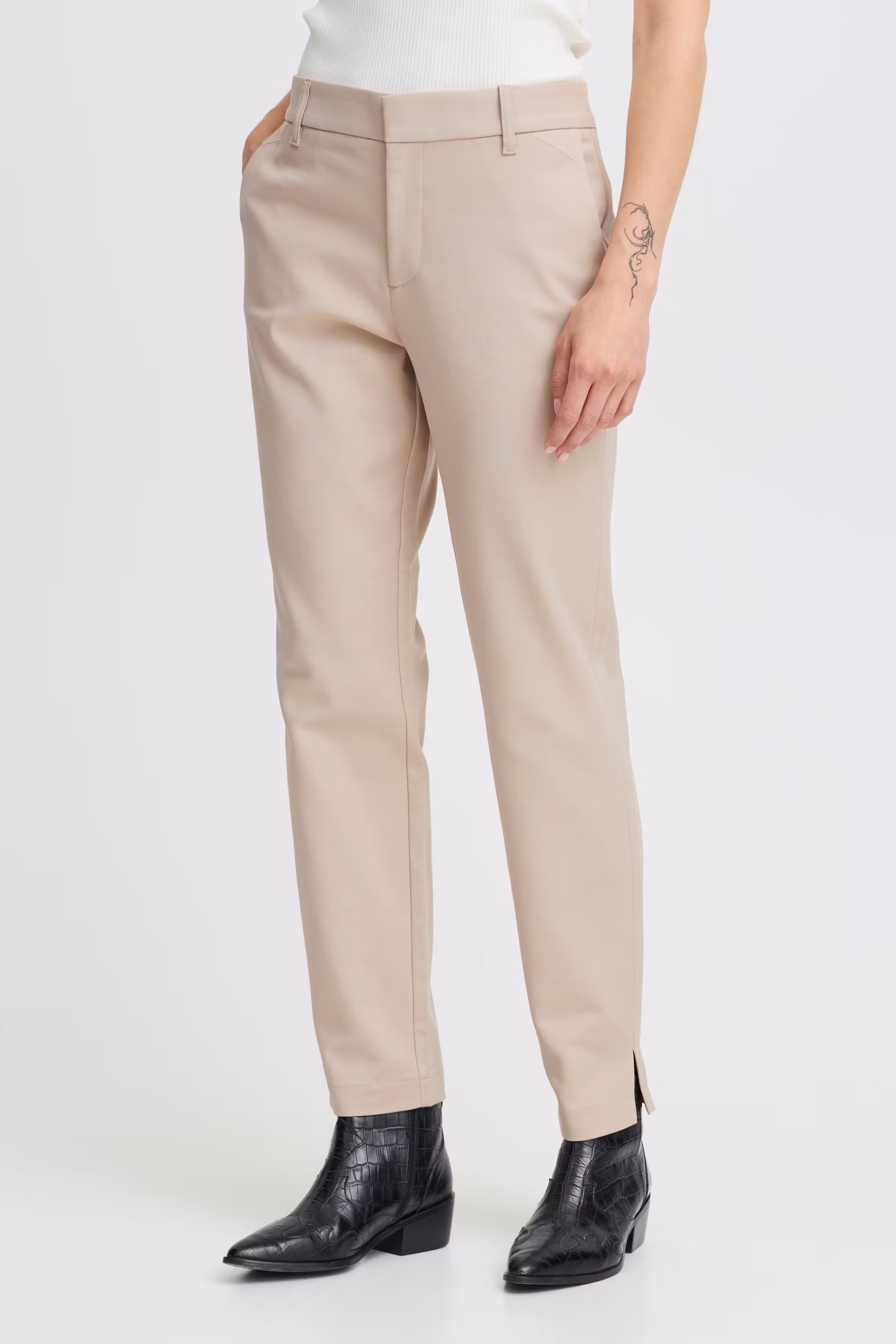 PZBINDY High Waist, Ankle Skinny Leg Bukser LOOKBOOK FRONT 50206891-161305