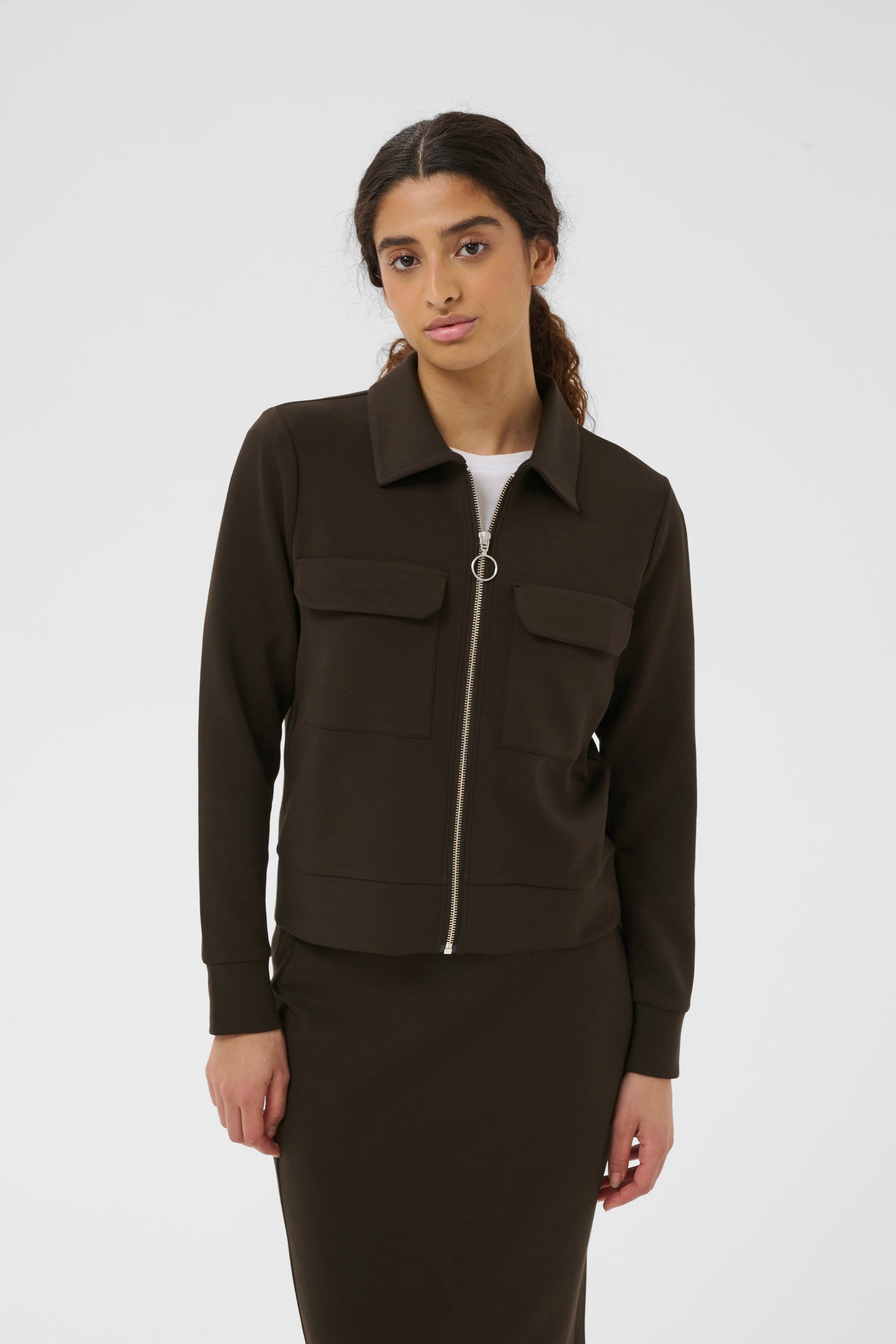 BecaIW Sweatjakke LOOKBOOK FRONT 30106371-191109