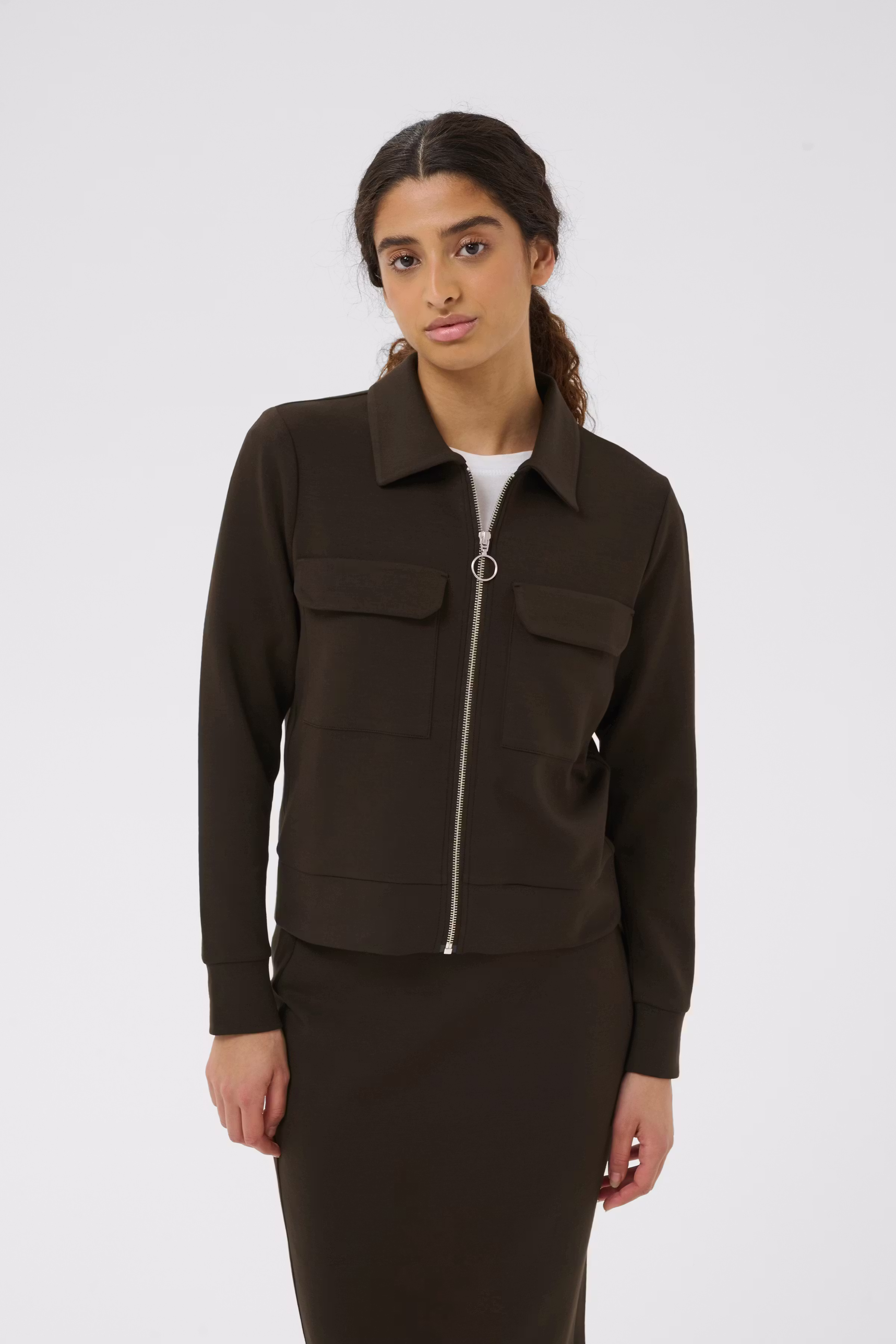 BecaIW Sweatjacka LOOKBOOK FRONT 30106371-191109