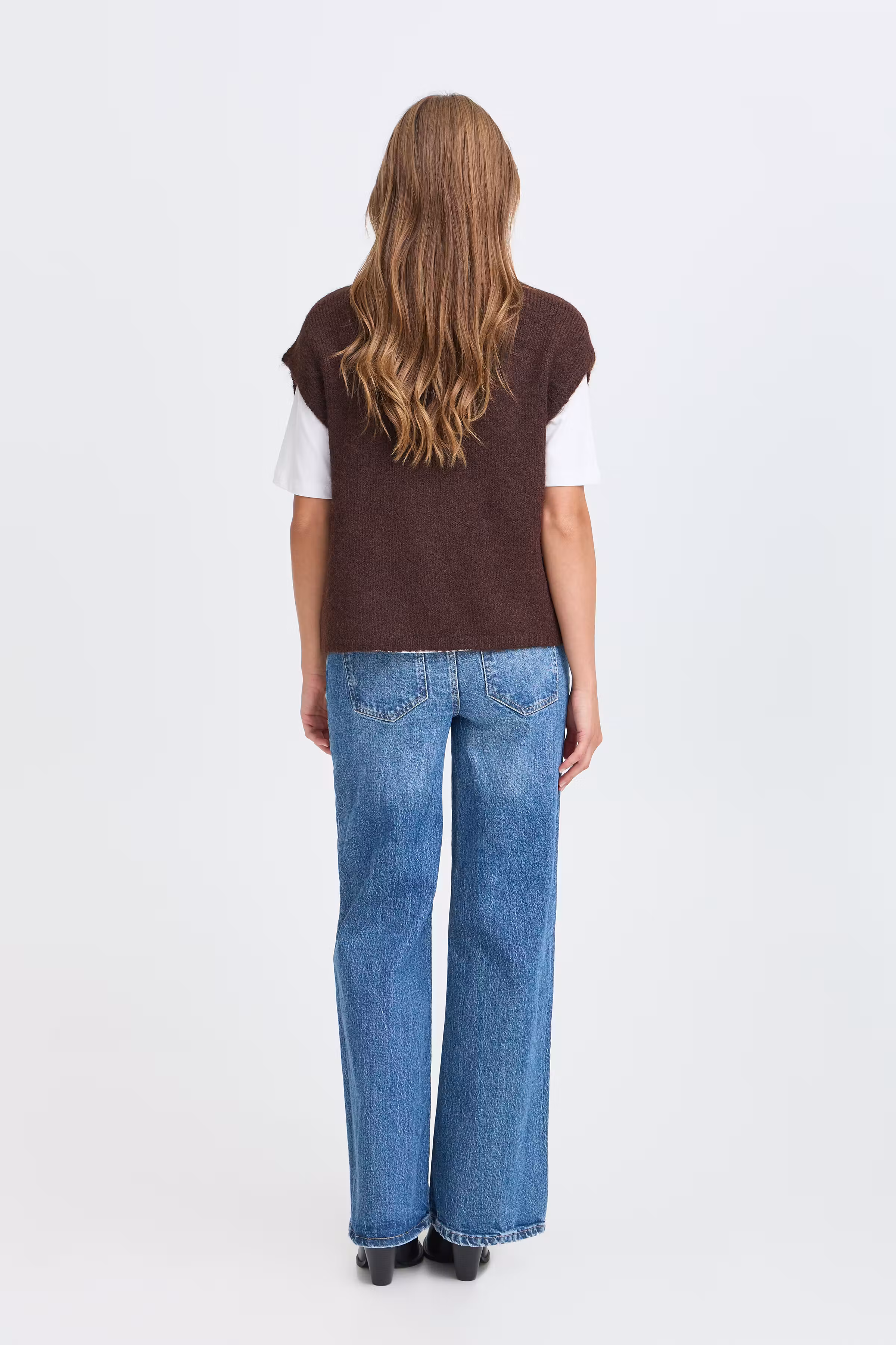 BYMILLERS Strikket vest LOOKBOOK BACK 20818615-191016