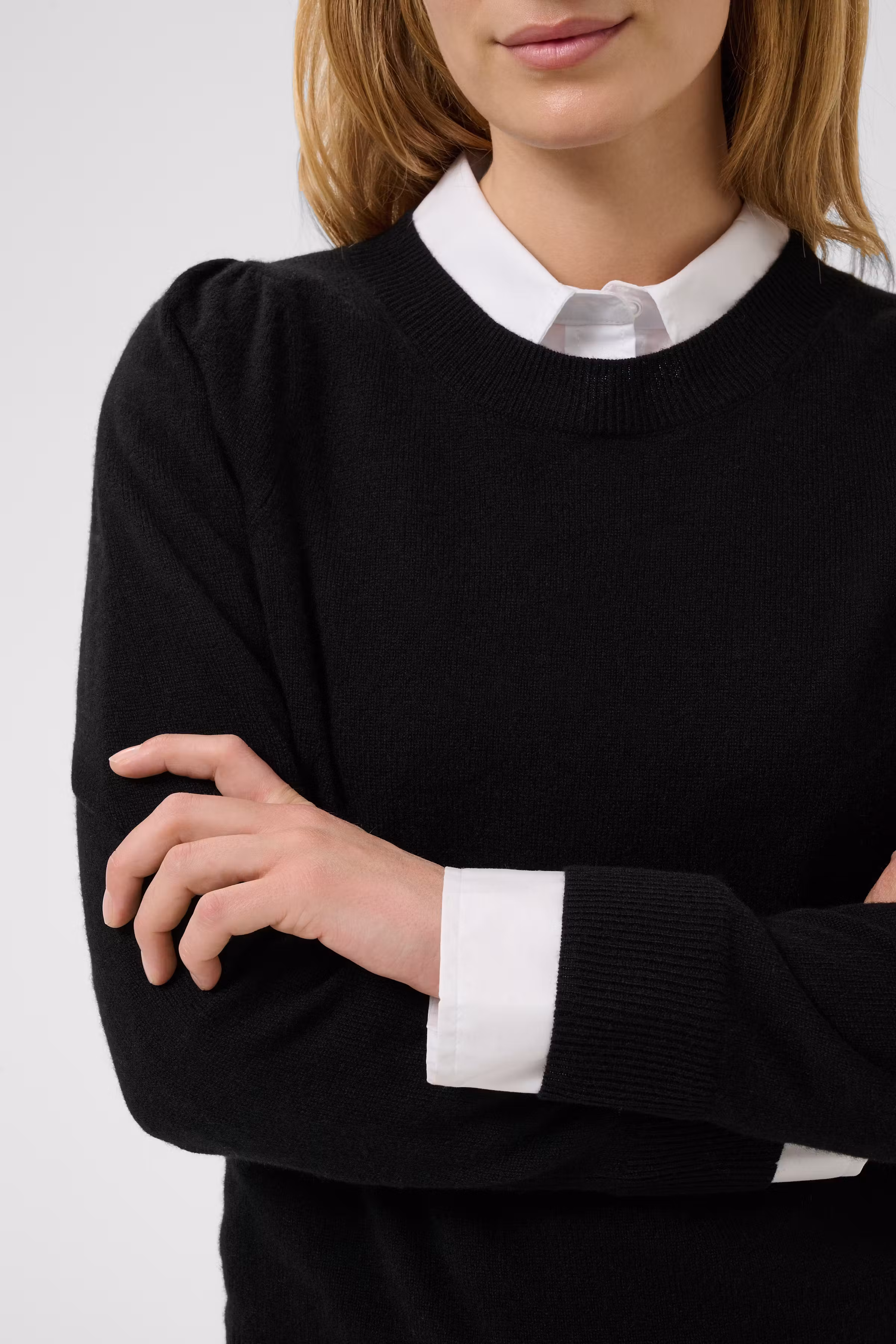 EvinaPW Cashmere striktrøje LOOKBOOK DETAIL 30307337-194008