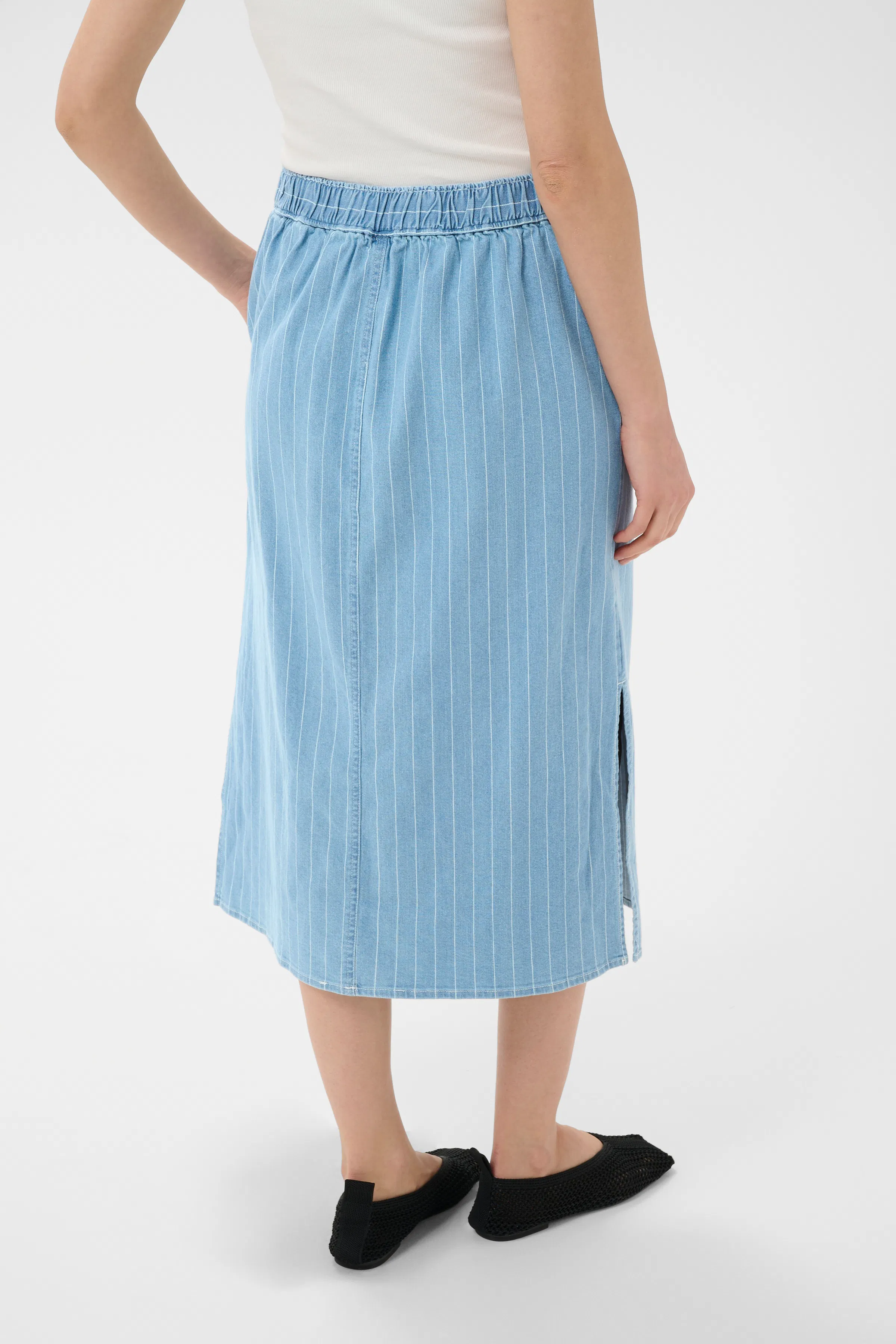 LizziePW Denim Nederdel LOOKBOOK BACK 30308878-304304