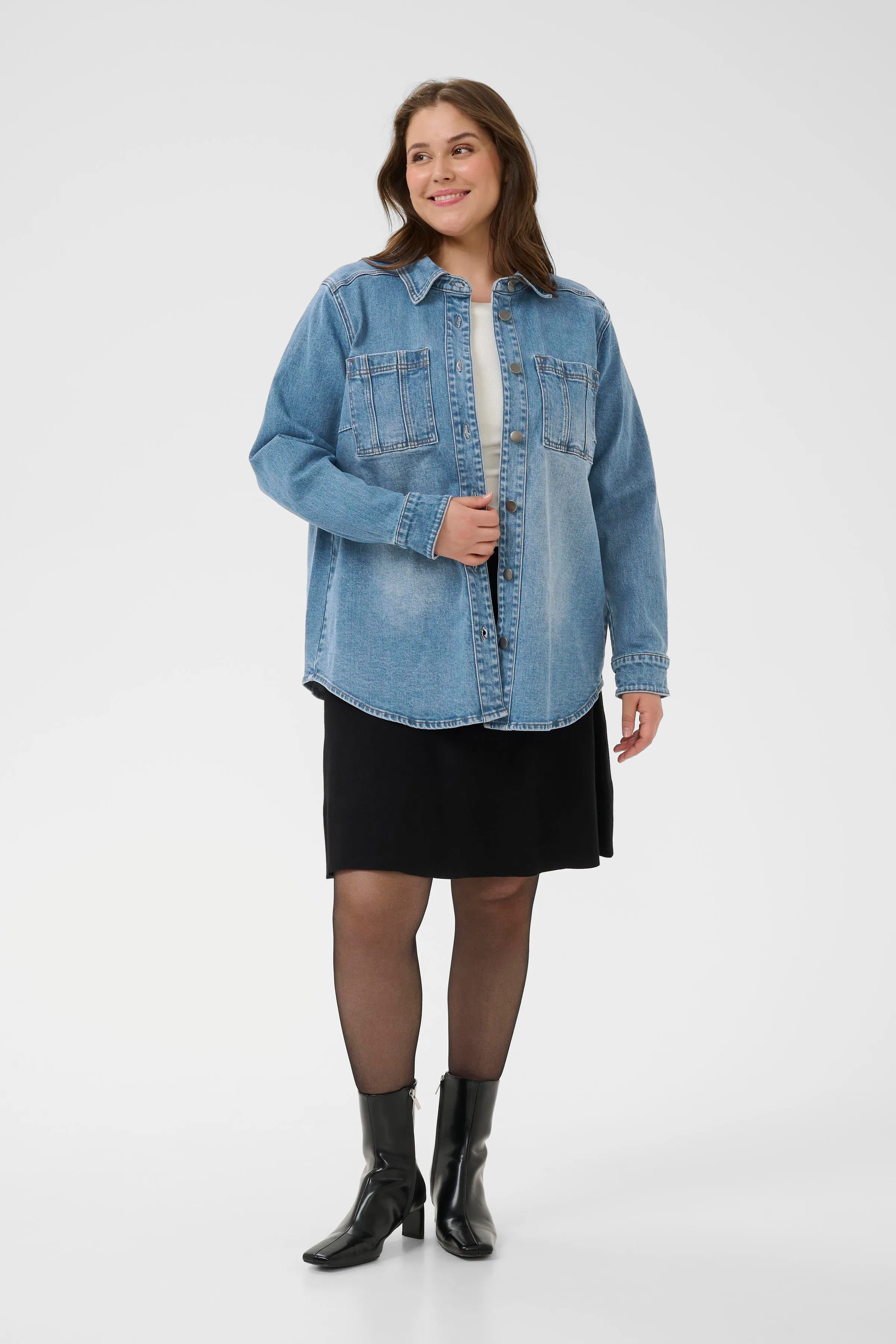 KCleoana Denimjakke LOOKBOOK FRONT 10583928-108260