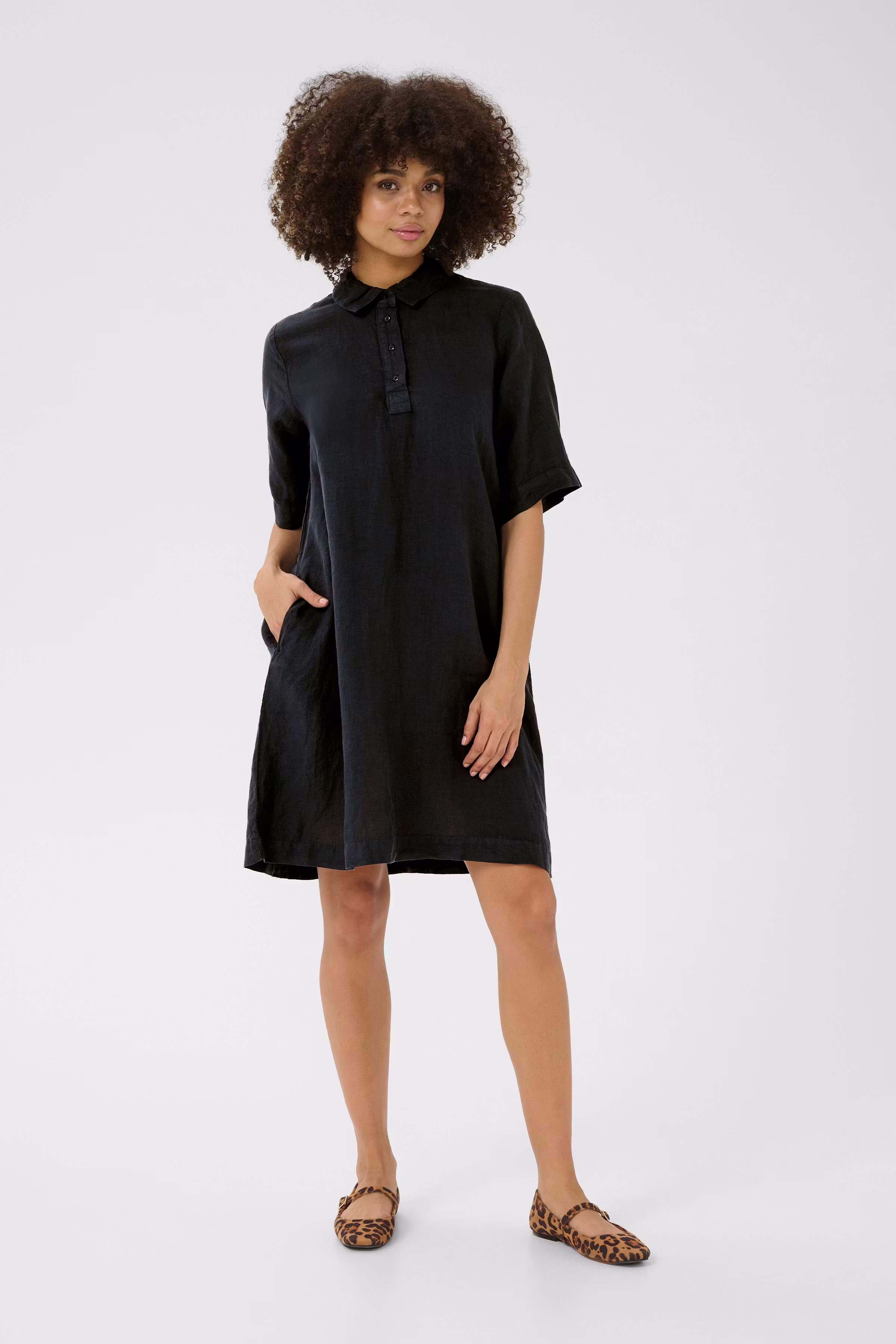 CUnyssa 100% Hørkjole LOOKBOOK FRONT 50111696-194011