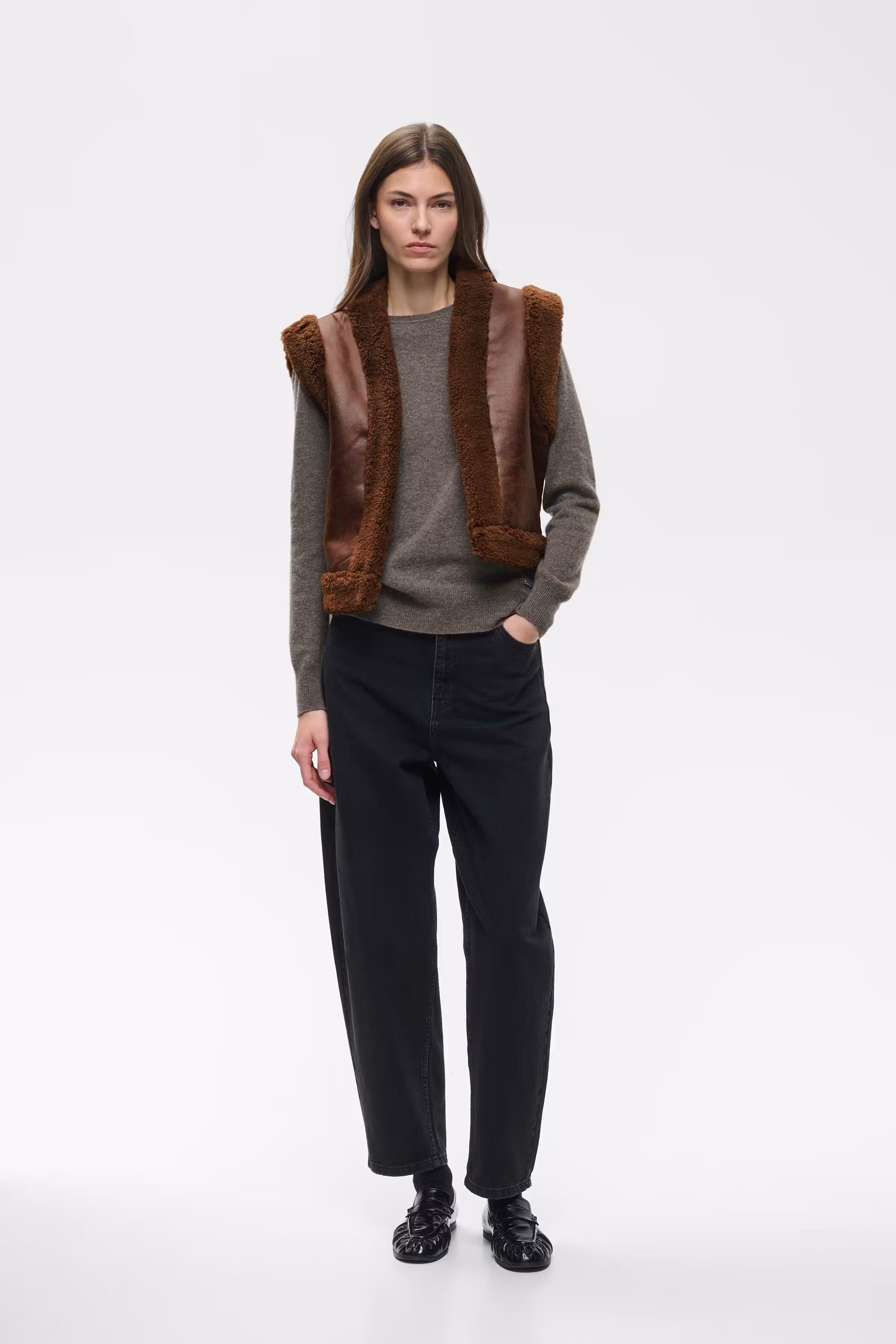 ZilaIW Teddyweste LOOKBOOK FRONT 30111363-191109
