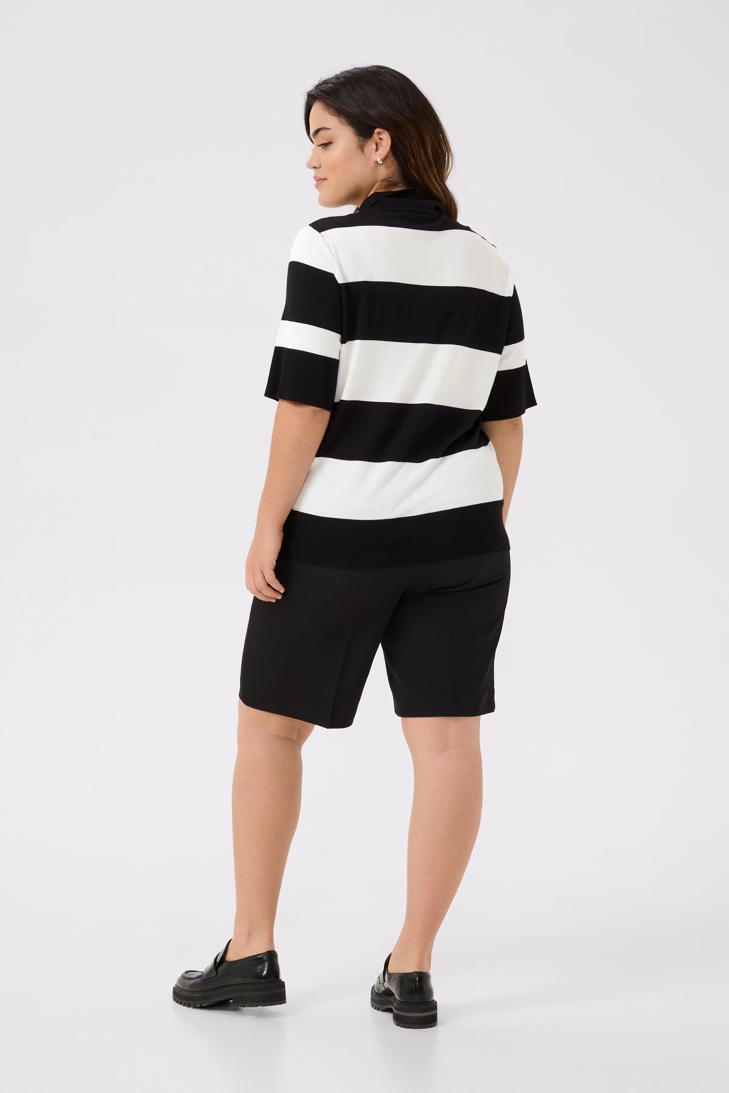 KClizzy Stribet Poloshirt LOOKBOOK BACK 10583275-107437