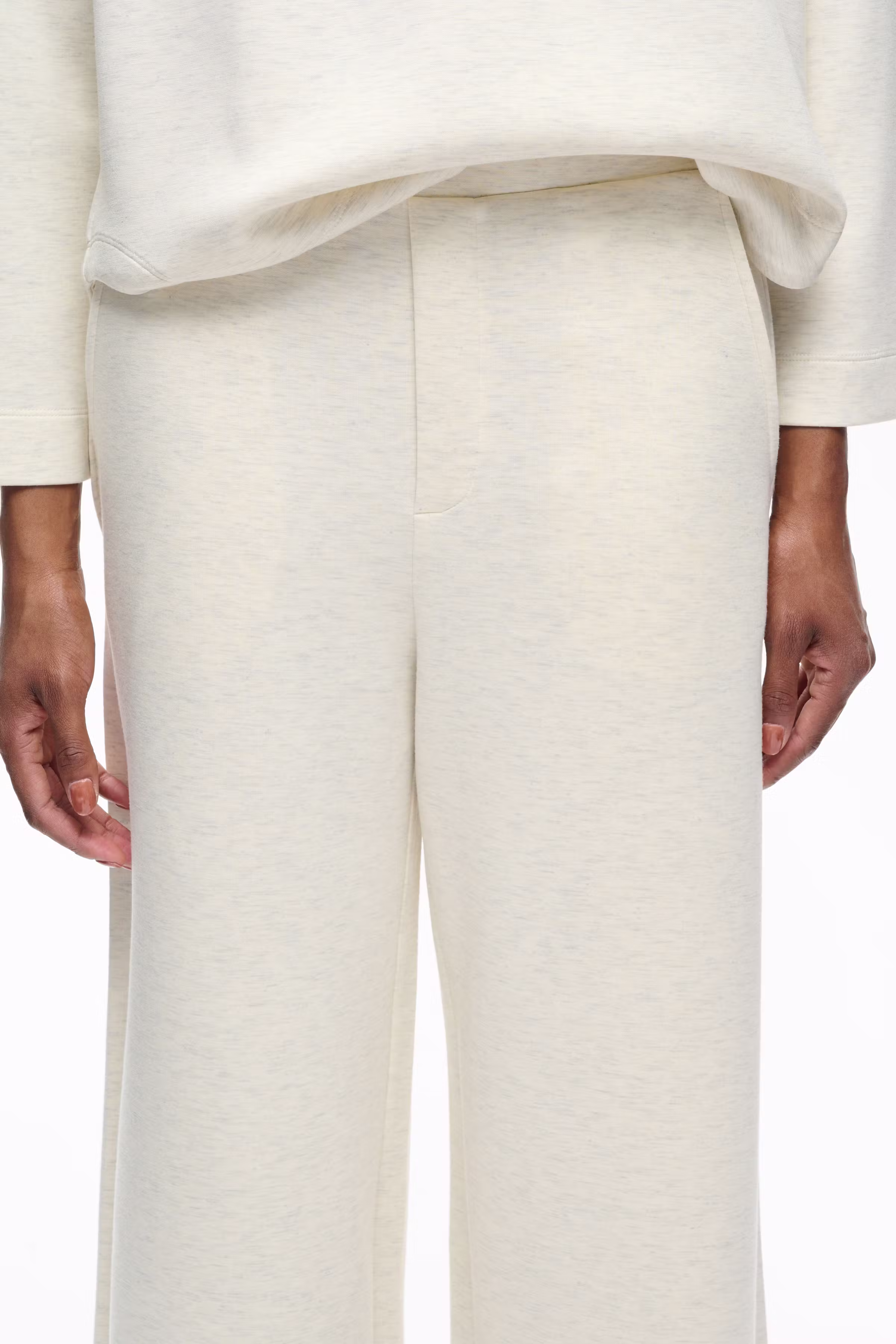 GincetteIW Melange Trousers LOOKBOOK DETAIL 30110741-300597