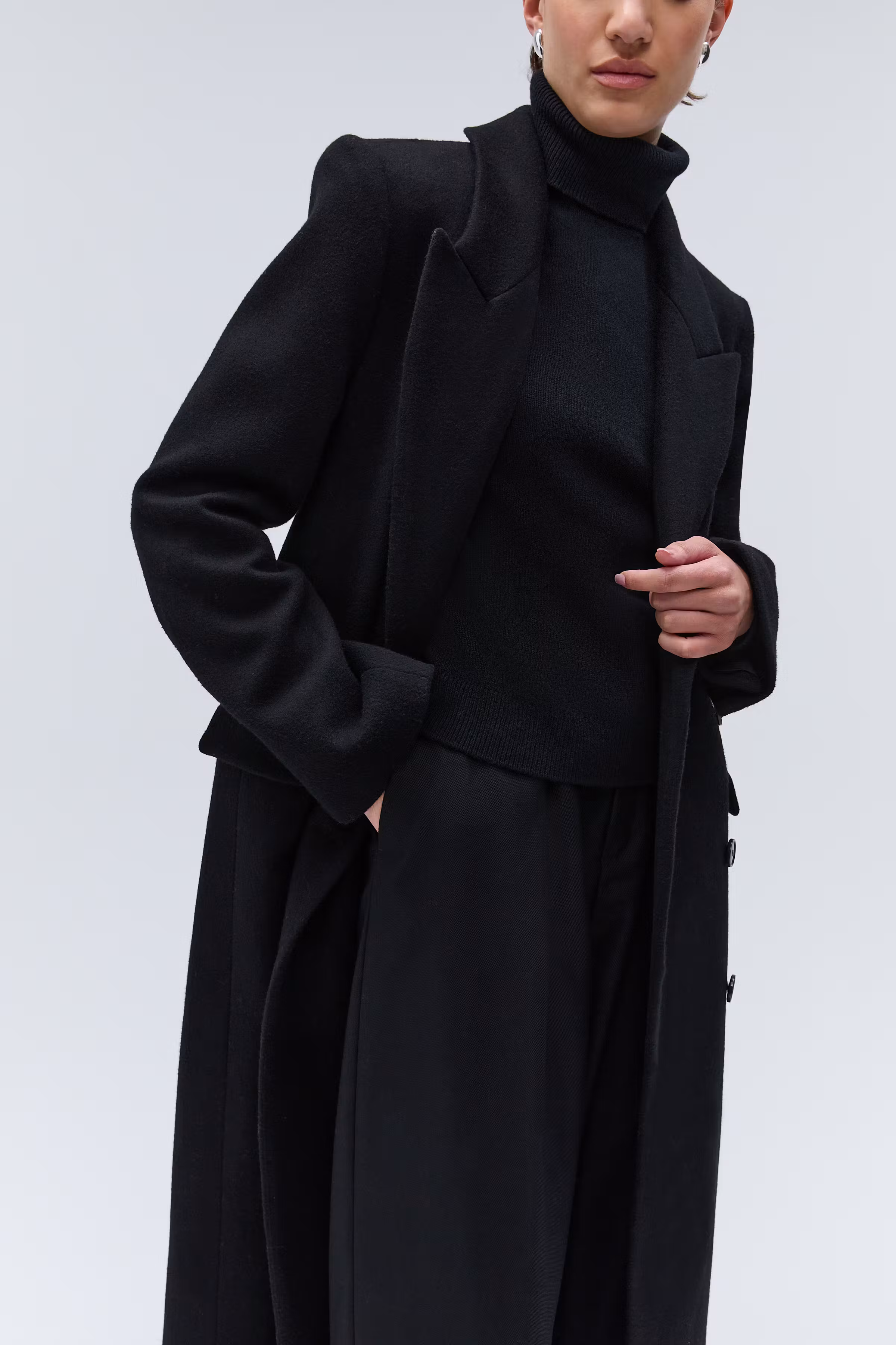 IOChloris Coat LOOKBOOK DETAIL 30600046-BK999